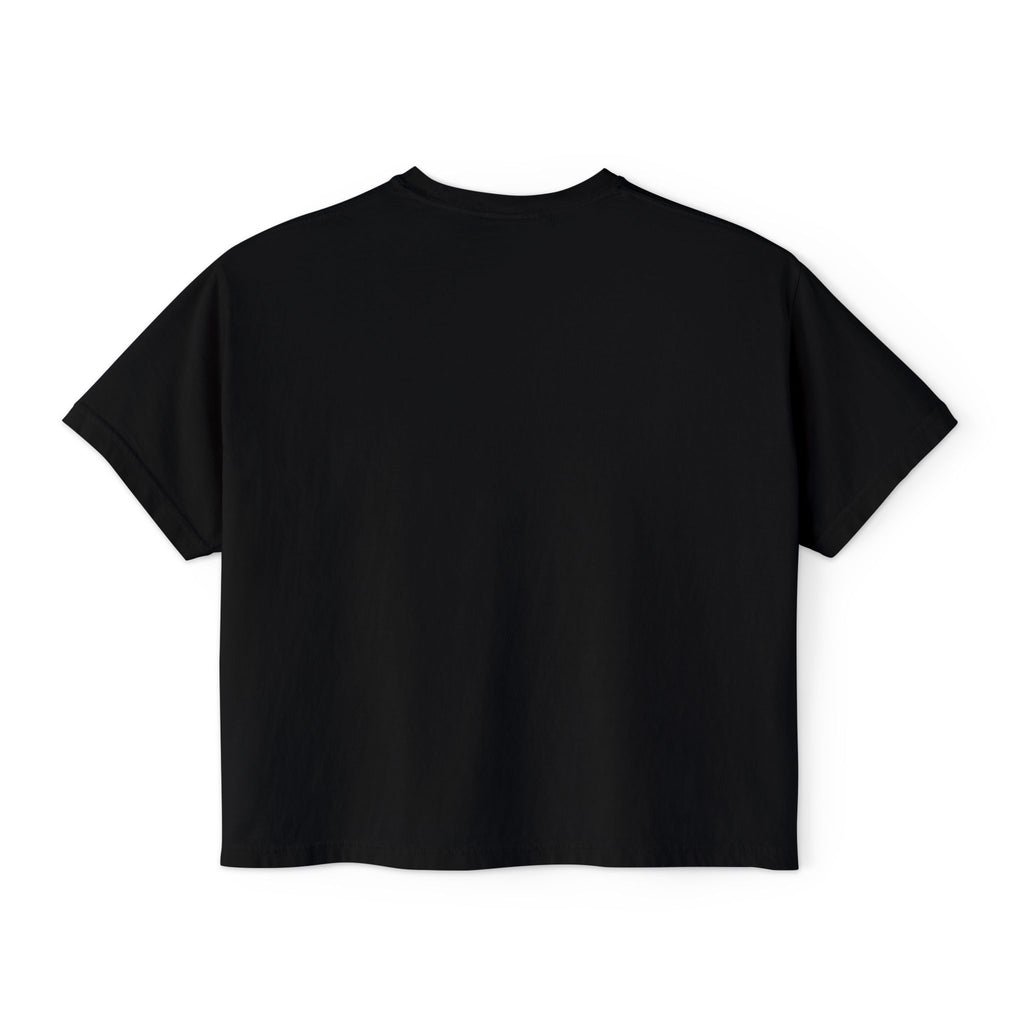 Nova Logo Women's Boxy Tee - Minimalist Graphic Crop T-Shirt