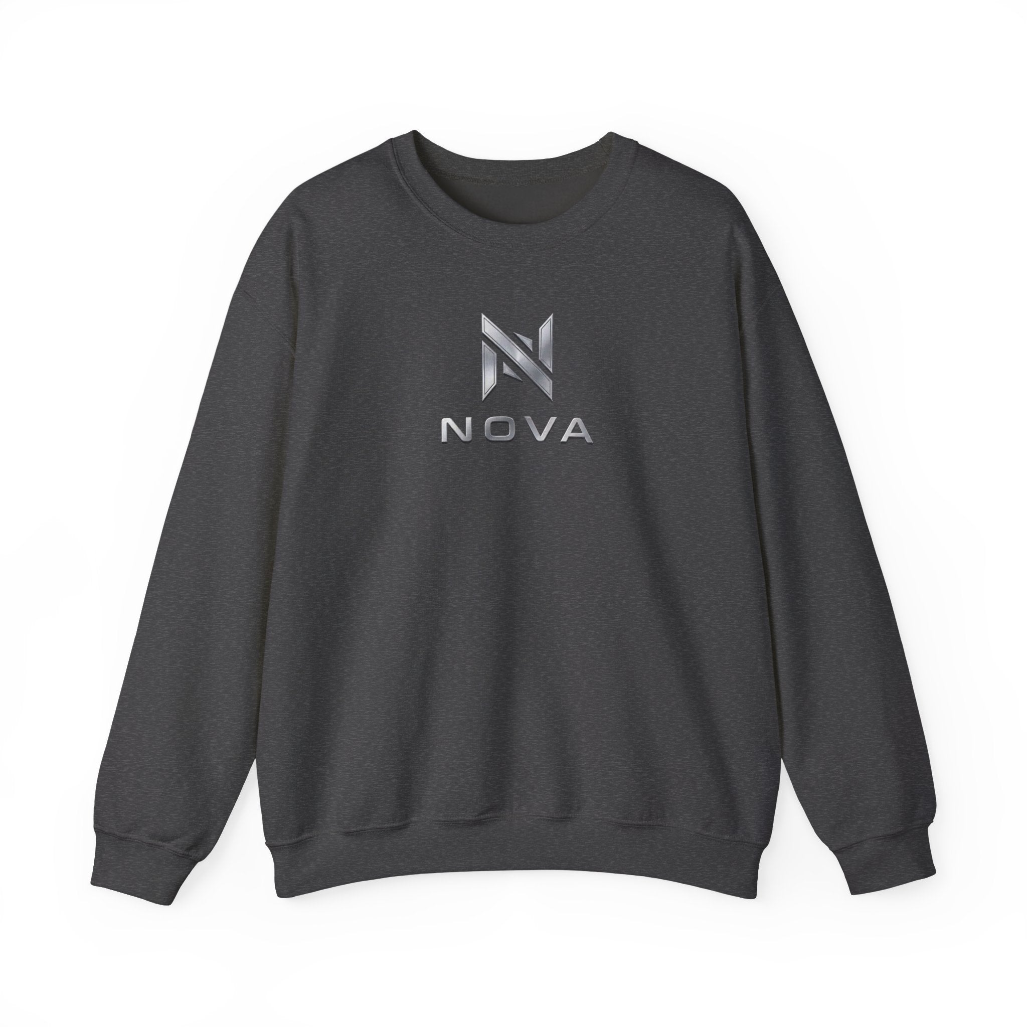 Nova  Crewneck Sweatshirt — Metallic Monogram Graphic