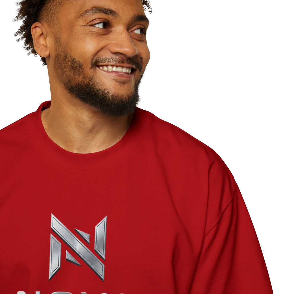Nova  Tee — Minimalist Men's Oversized White T-Shirt