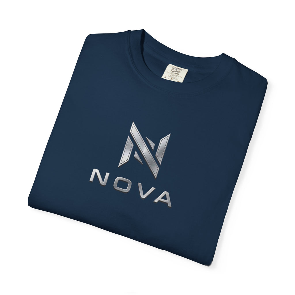 Nova  T-Shirt — Metallic Geometric Back Graphic Tee