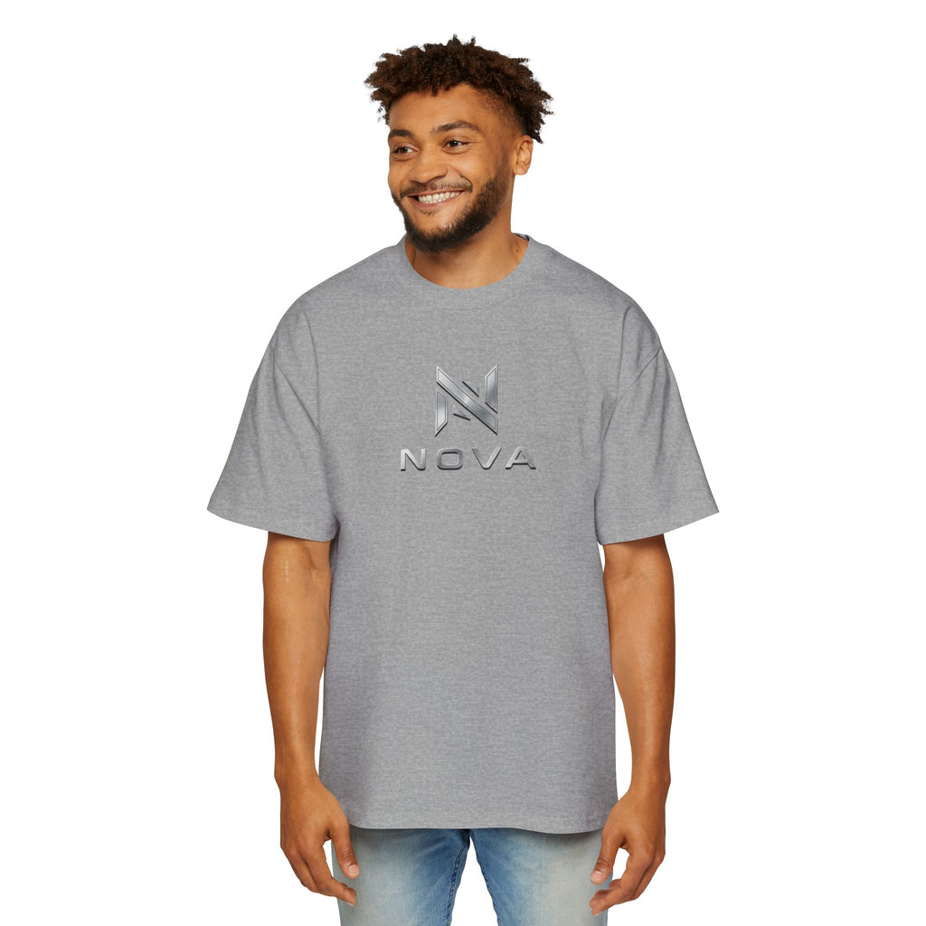Nova  Tee — Minimalist Men's Oversized White T-Shirt