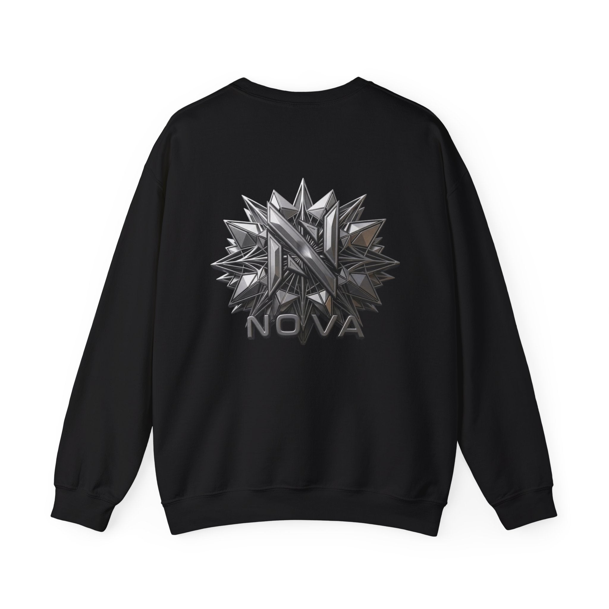Nova  Crewneck Sweatshirt — Metallic Monogram Graphic