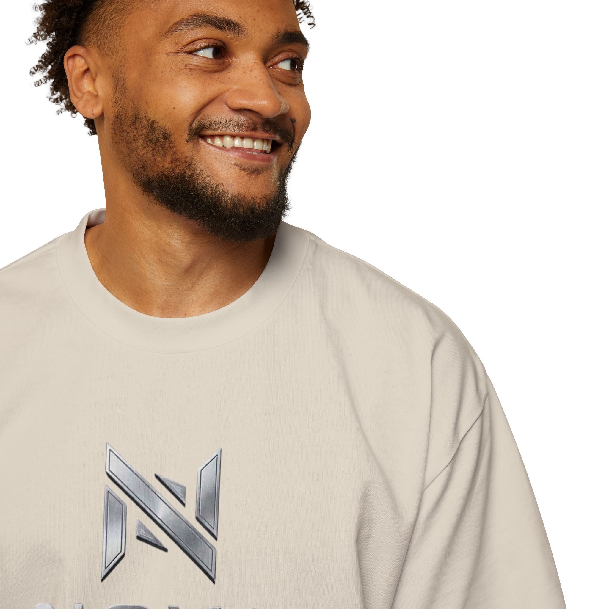 Nova  Tee — Minimalist Men's Oversized White T-Shirt