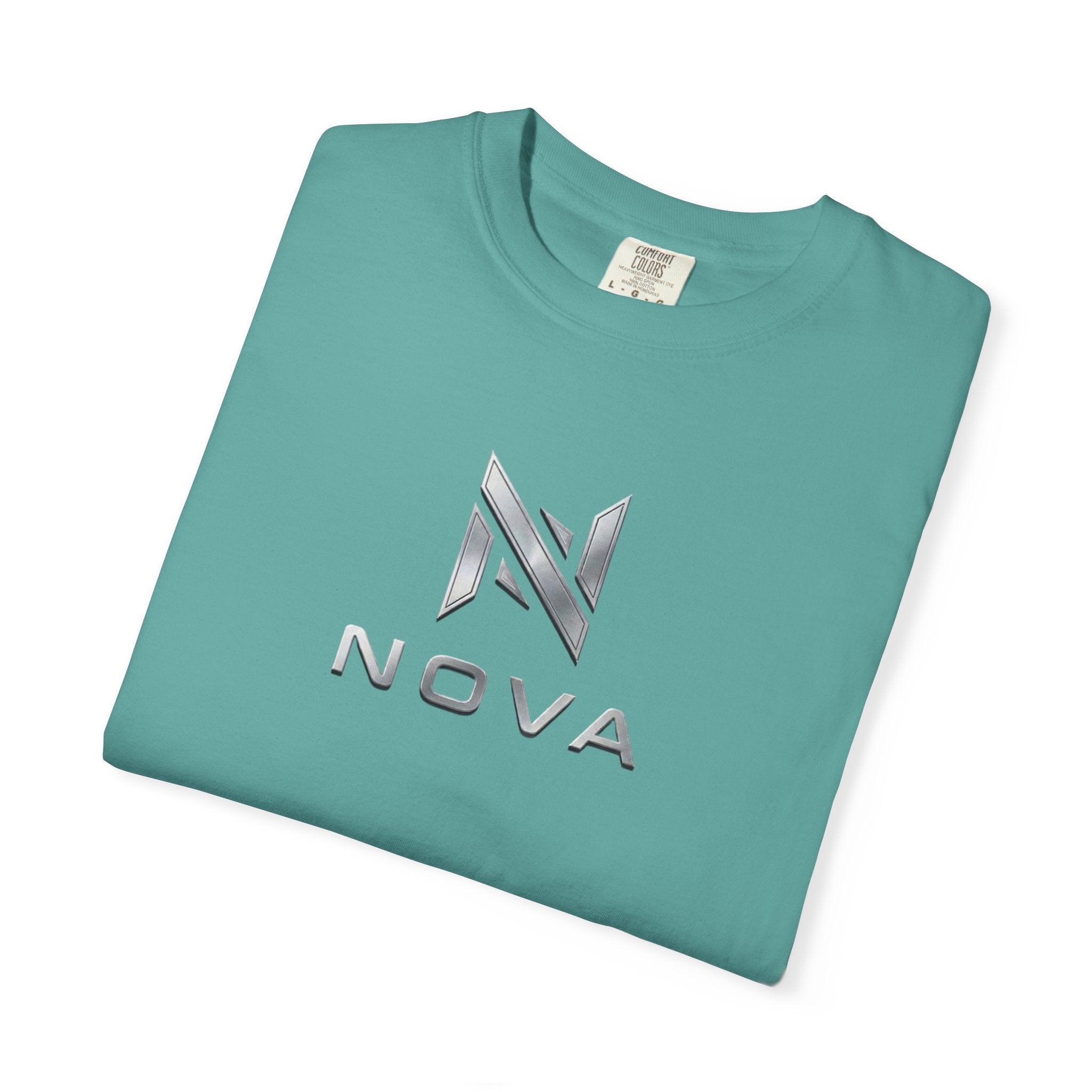 Nova  T-Shirt — Metallic Geometric Back Graphic Tee
