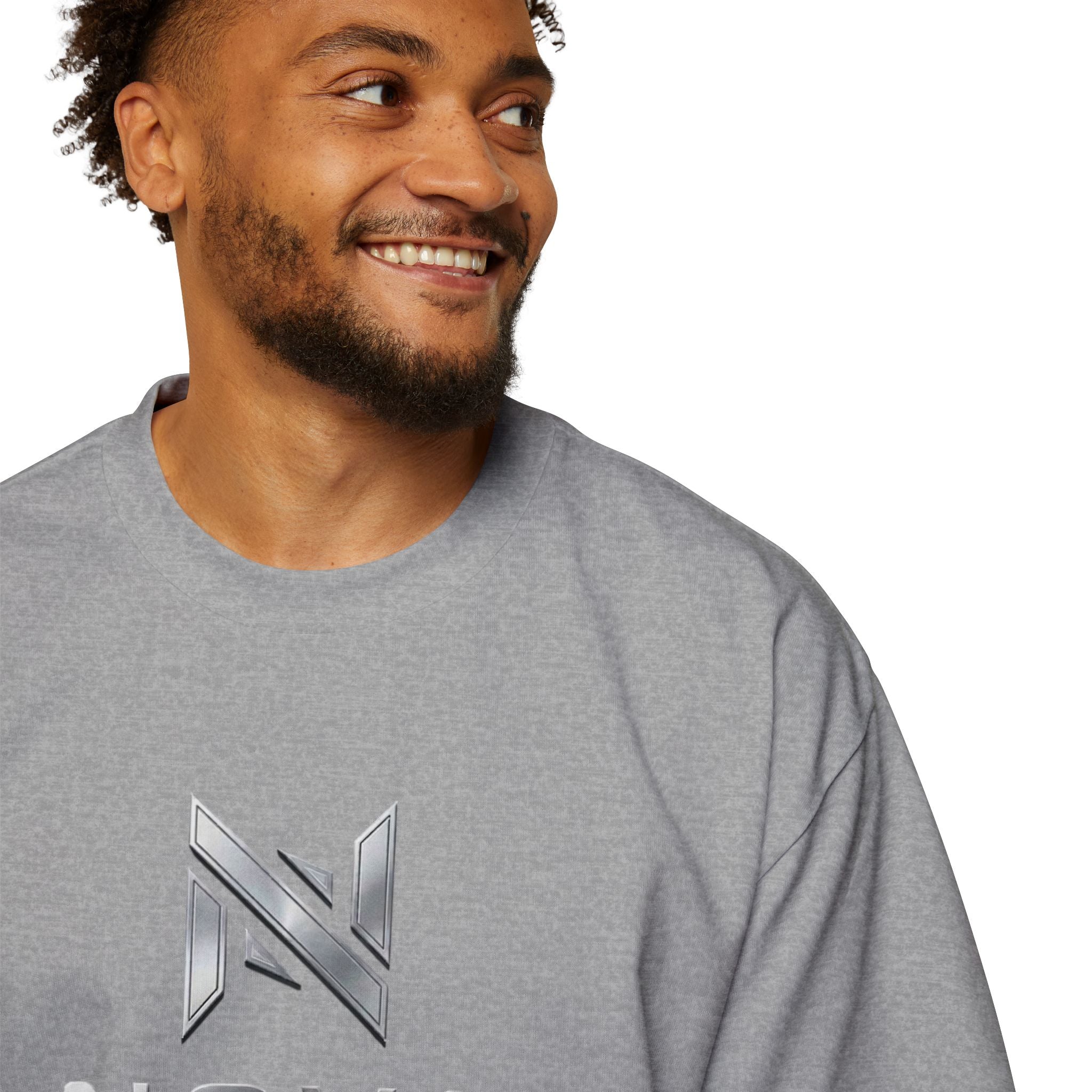Nova  Tee — Minimalist Men's Oversized White T-Shirt