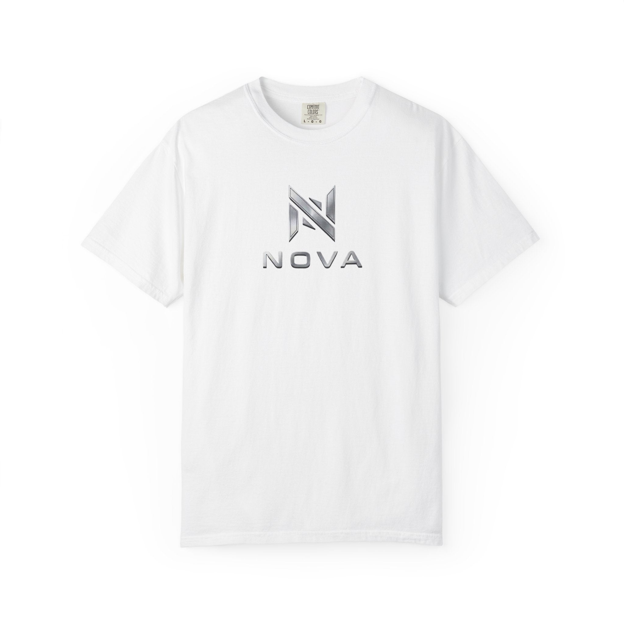 Nova  T-Shirt — Metallic Geometric Back Graphic Tee