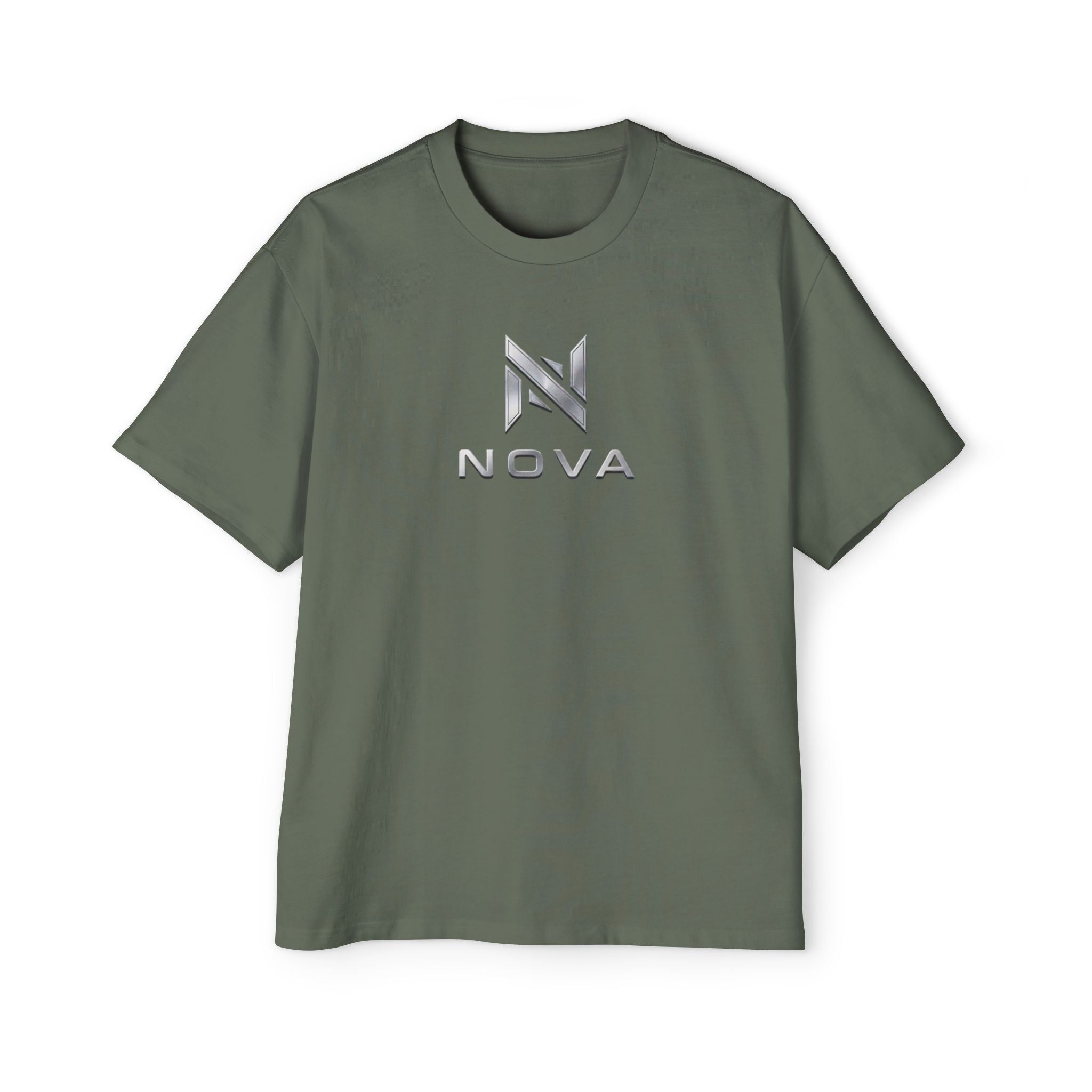 Nova  Tee — Minimalist Men's Oversized White T-Shirt
