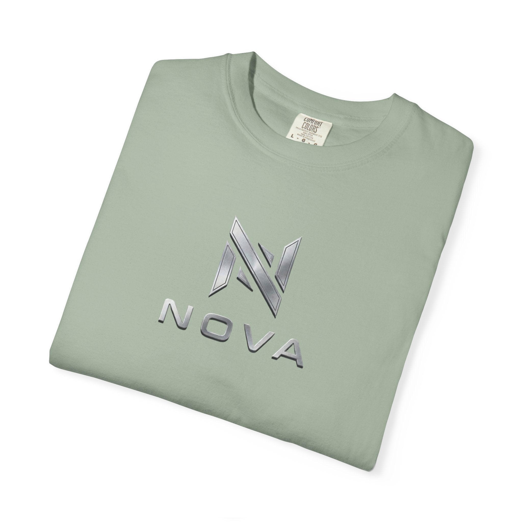 Nova  T-Shirt — Metallic Geometric Back Graphic Tee