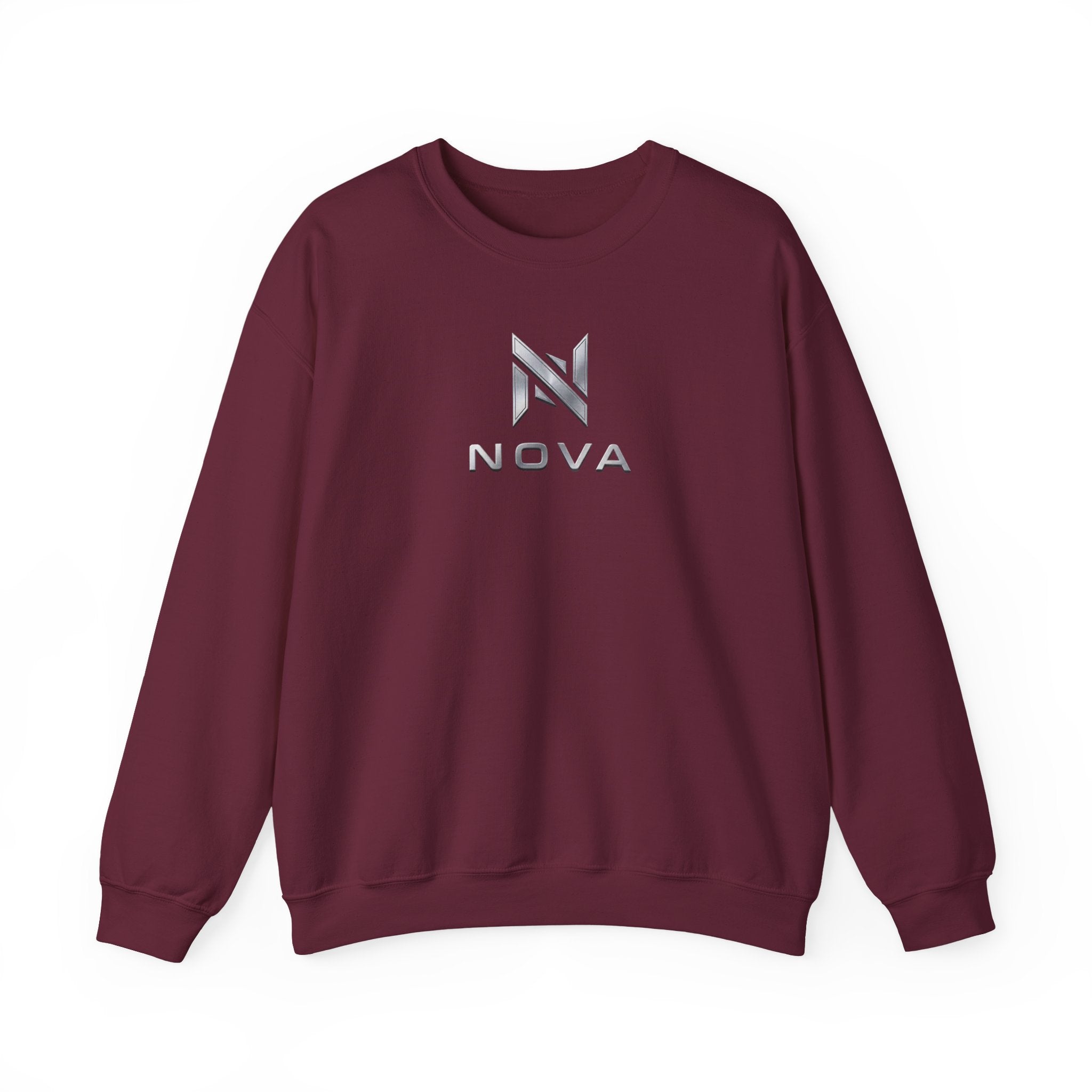 Nova  Crewneck Sweatshirt — Metallic Monogram Graphic
