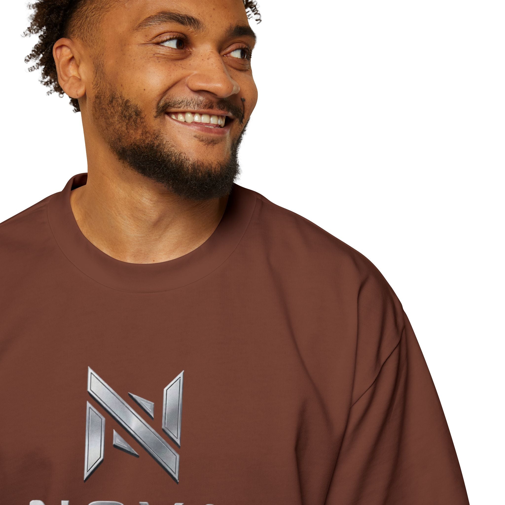 Nova  Tee — Minimalist Men's Oversized White T-Shirt