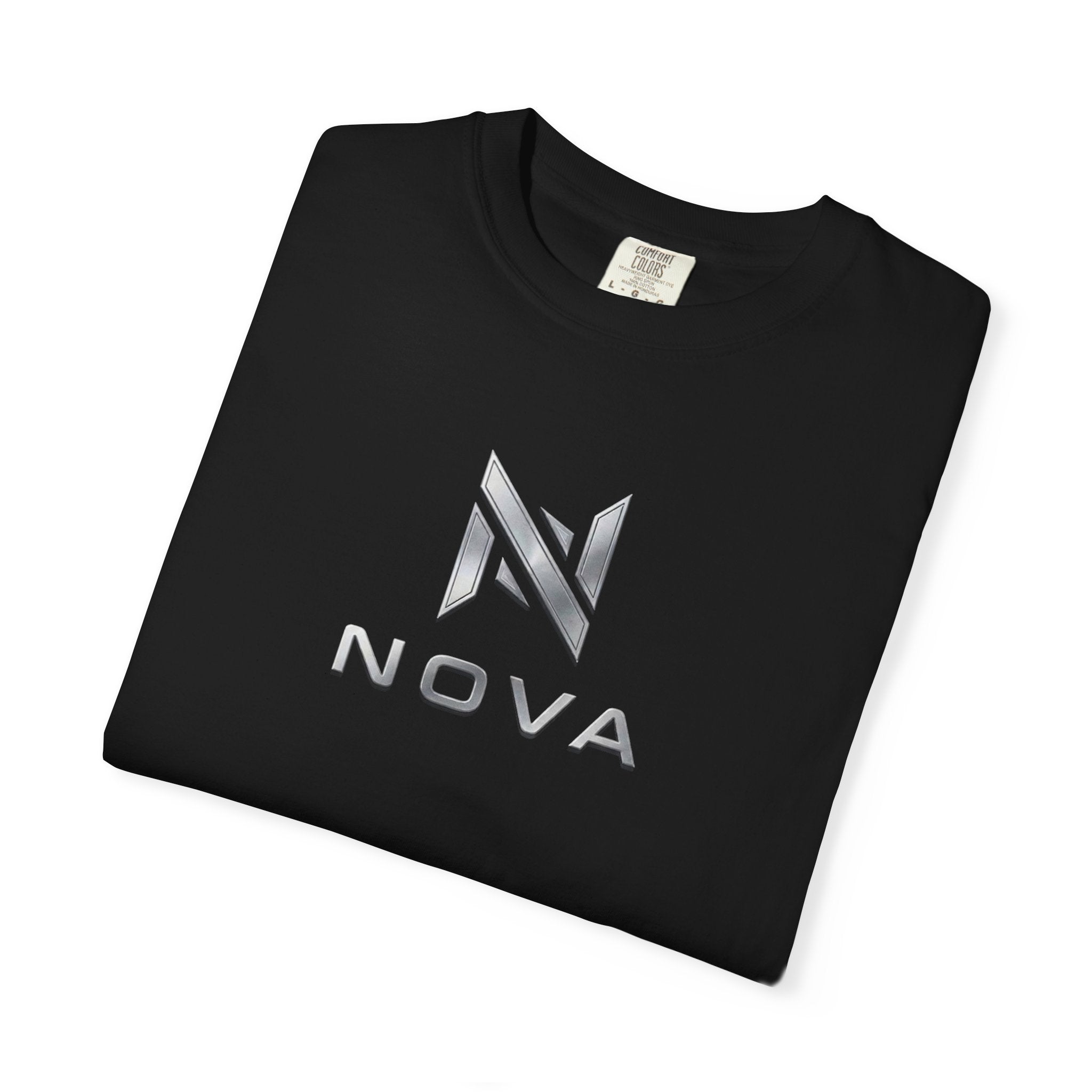 Nova  T-Shirt — Metallic Geometric Back Graphic Tee