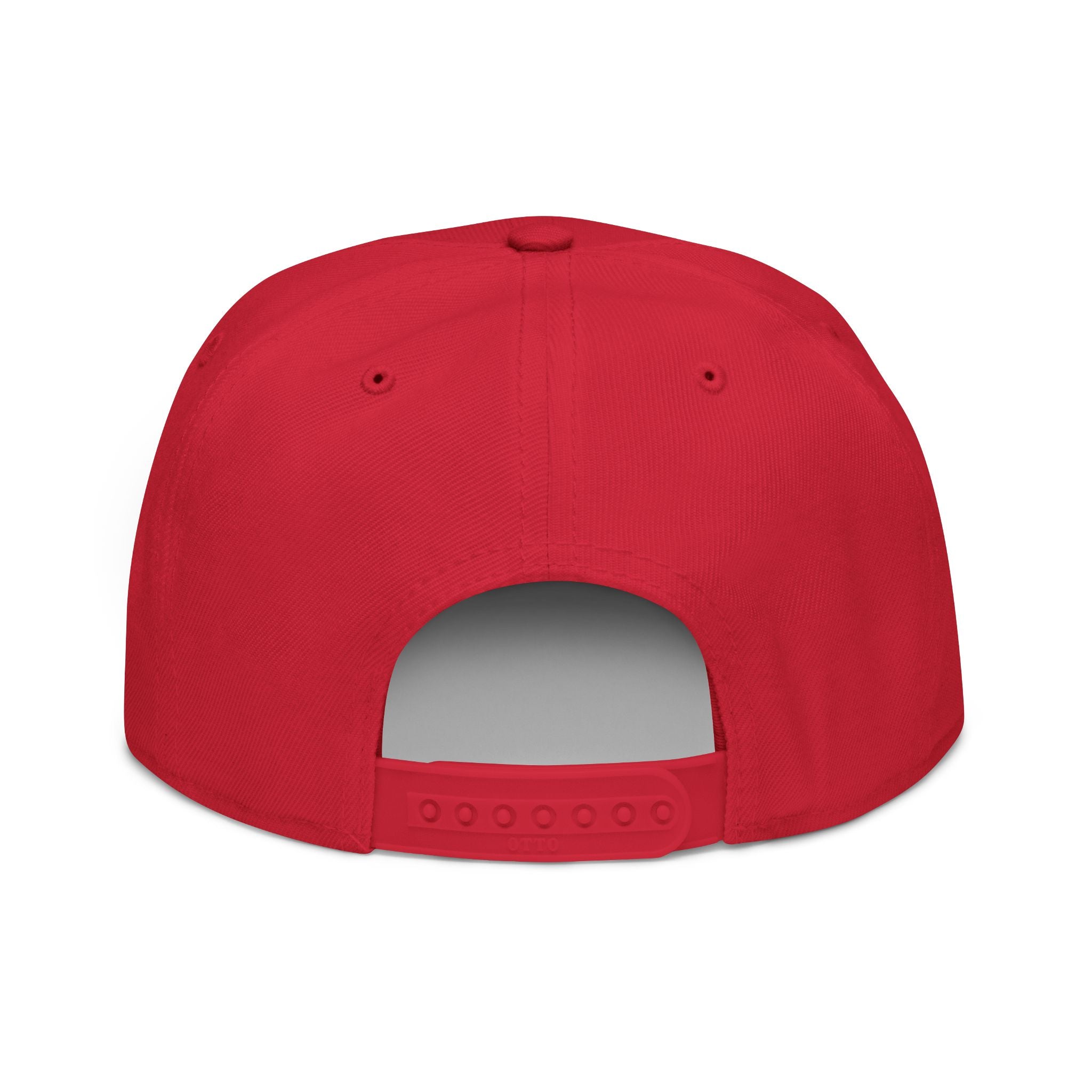 Embroidered Nova Snapback Hat – Black/Charcoal Flat Brim Cap