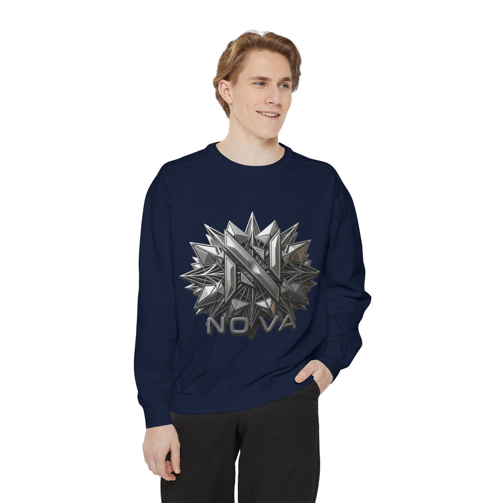 Nova Geometric Star Crewneck Sweatshirt