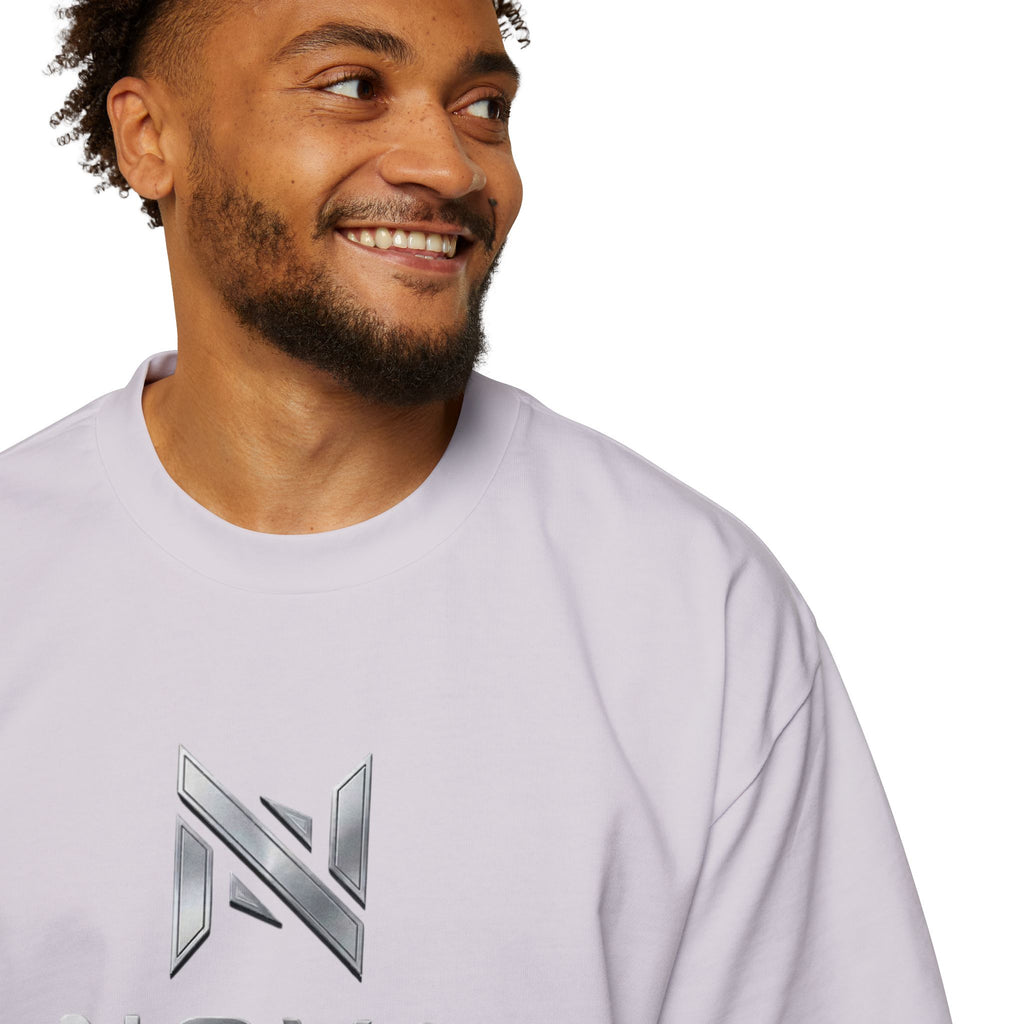 Nova  Tee — Minimalist Men's Oversized White T-Shirt