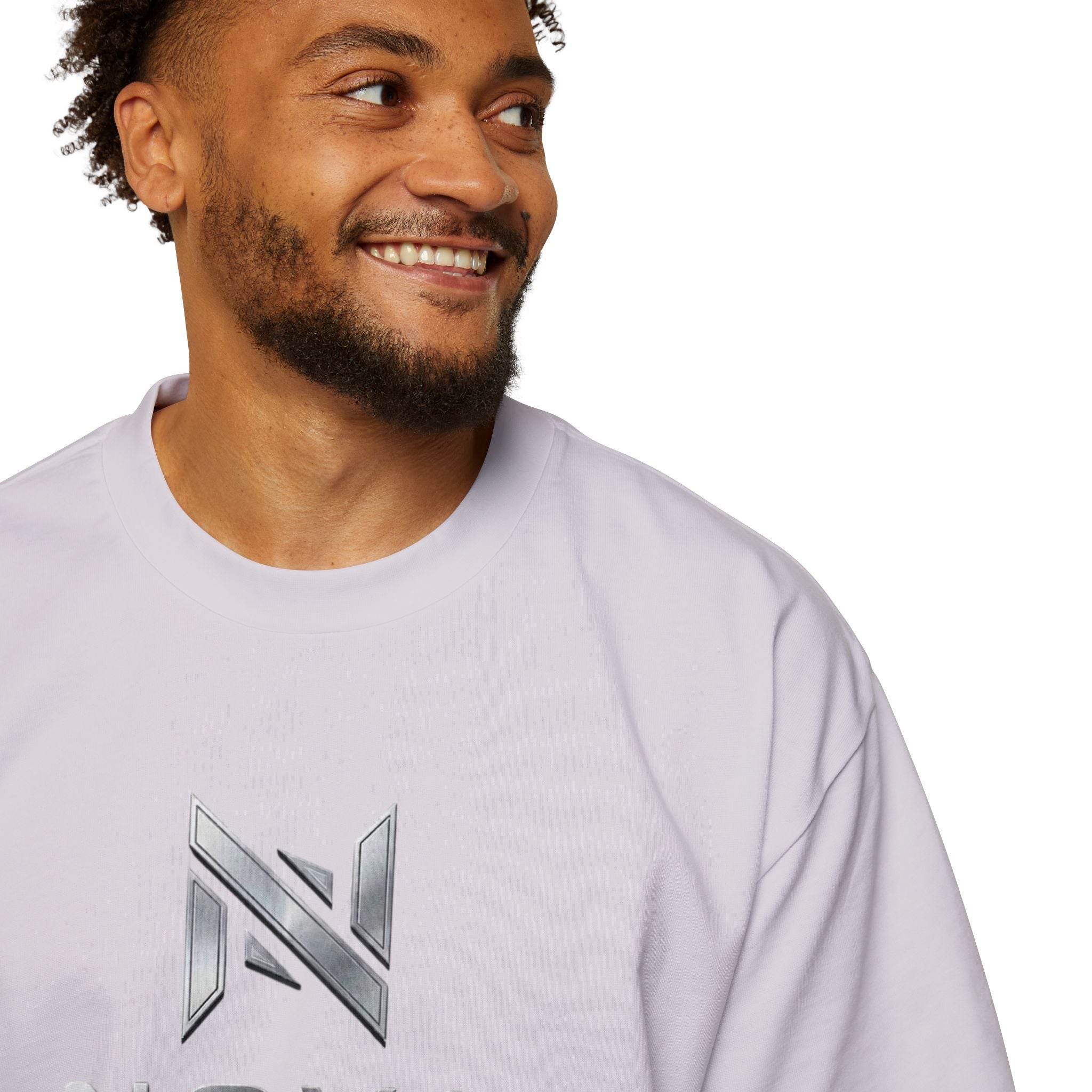 Nova  Tee — Minimalist Men's Oversized White T-Shirt