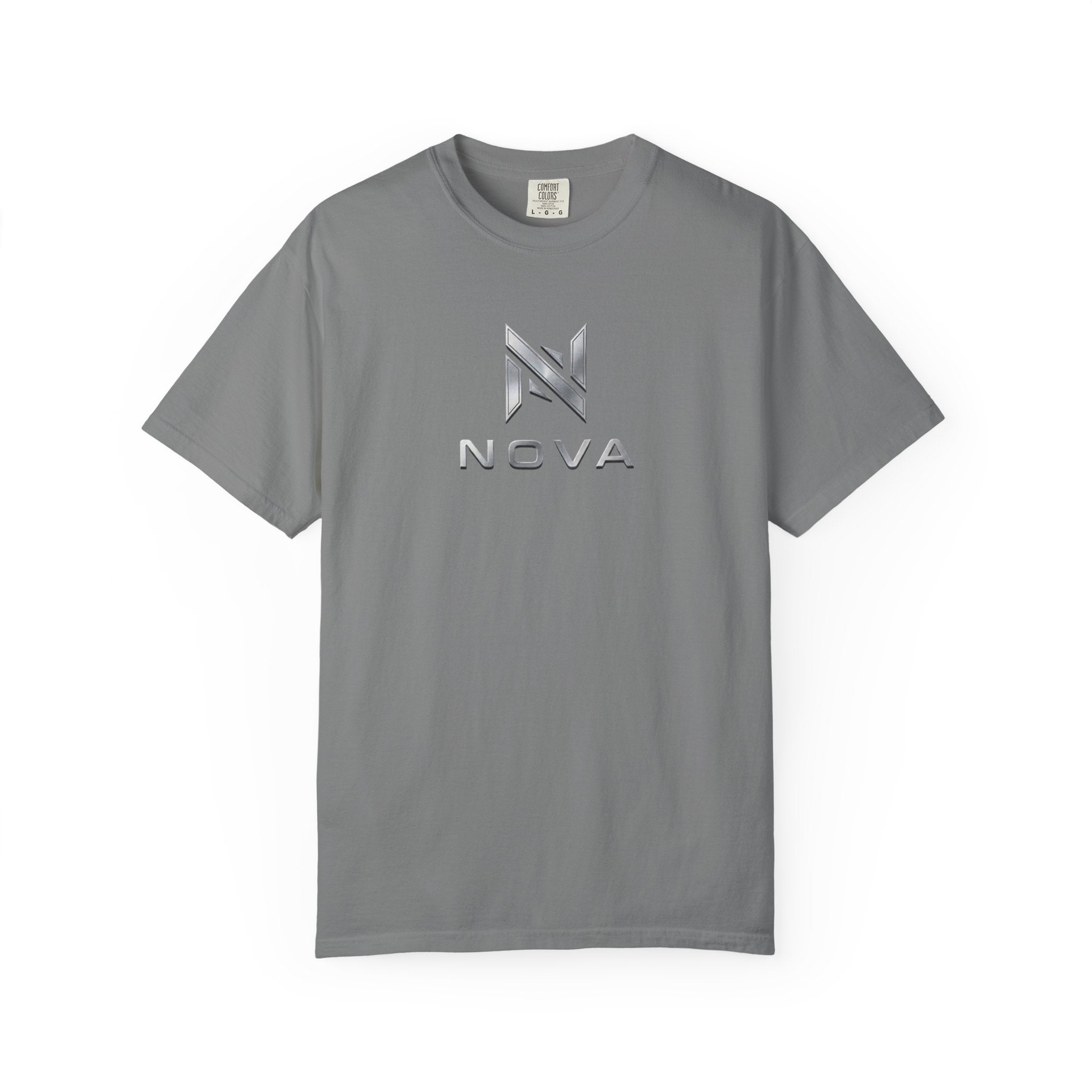Nova  T-Shirt — Metallic Geometric Back Graphic Tee