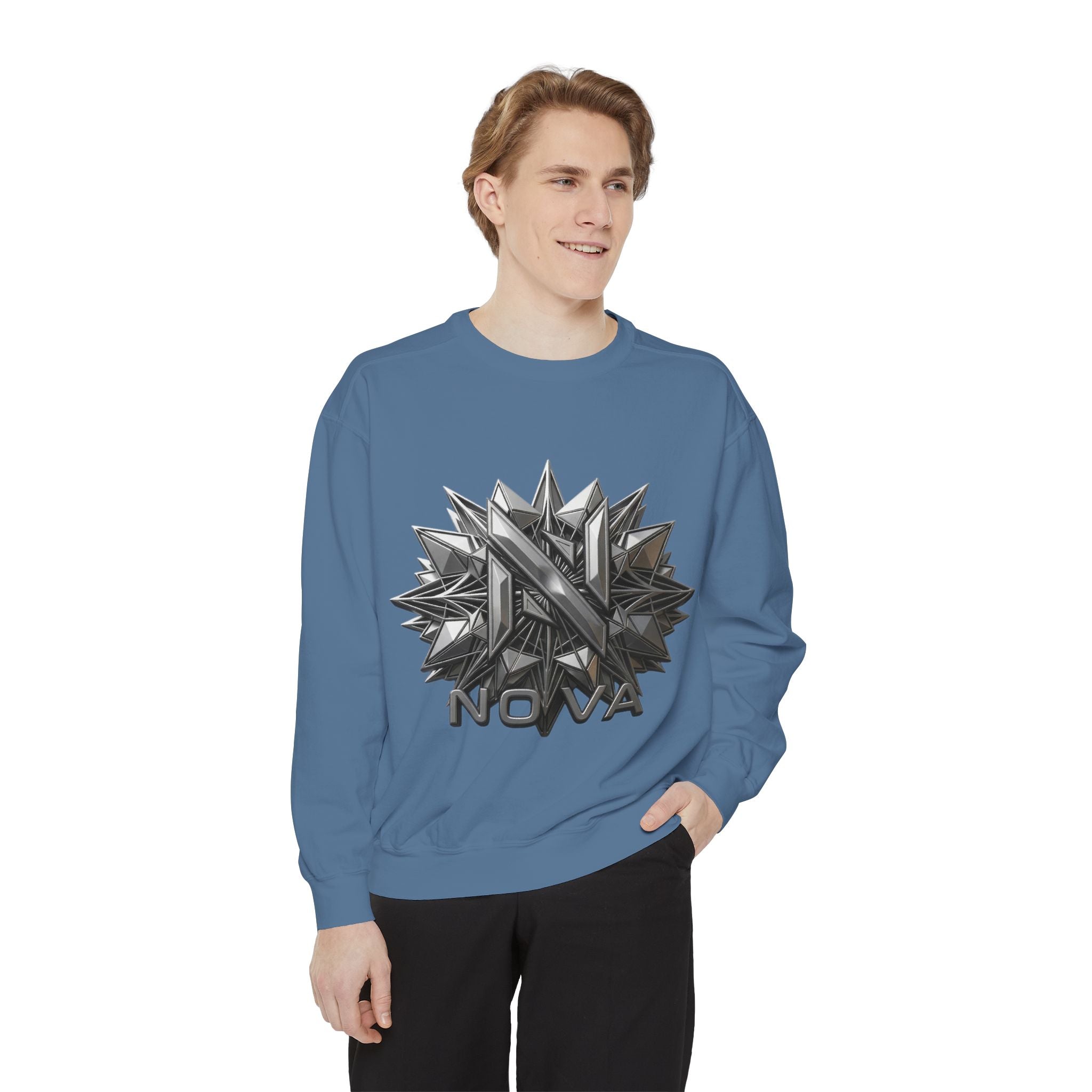Nova Geometric Star Crewneck Sweatshirt