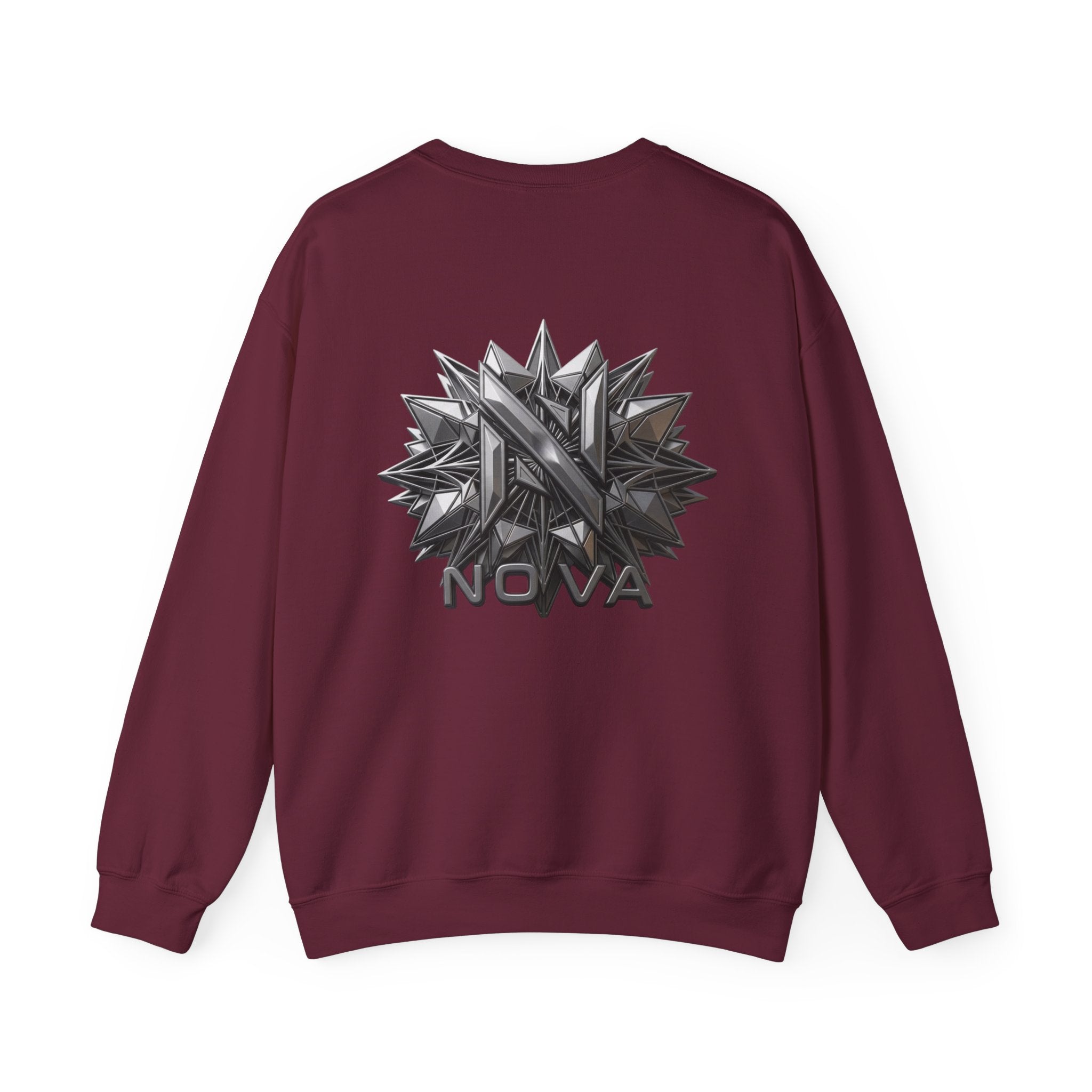 Nova  Crewneck Sweatshirt — Metallic Monogram Graphic