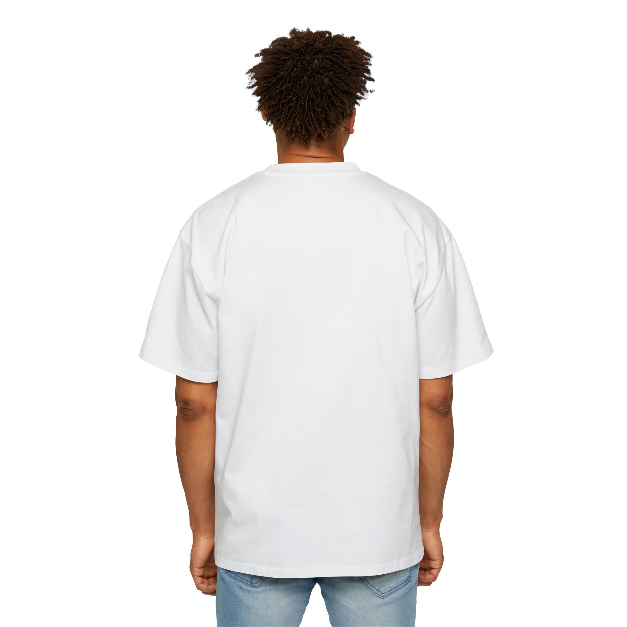 Nova  Tee — Minimalist Men's Oversized White T-Shirt