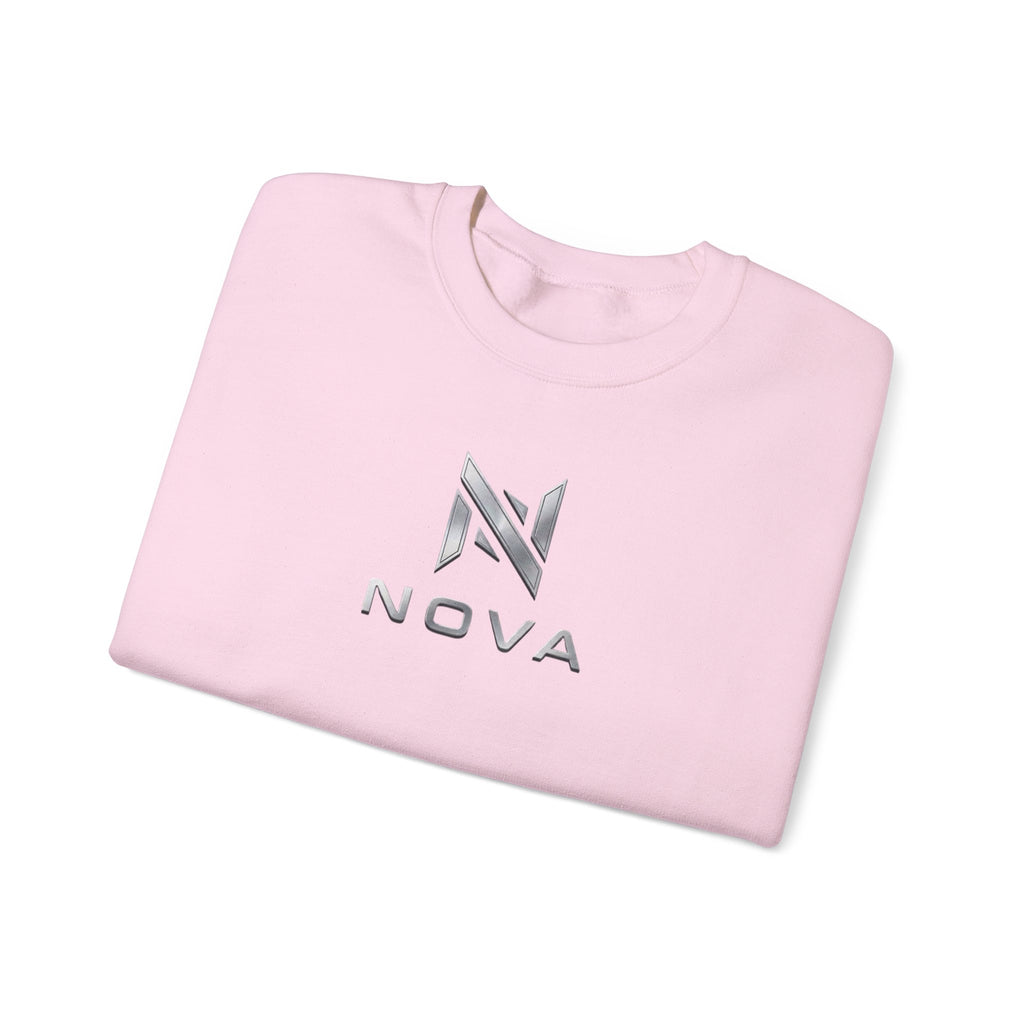 Nova  Crewneck Sweatshirt — Metallic Monogram Graphic