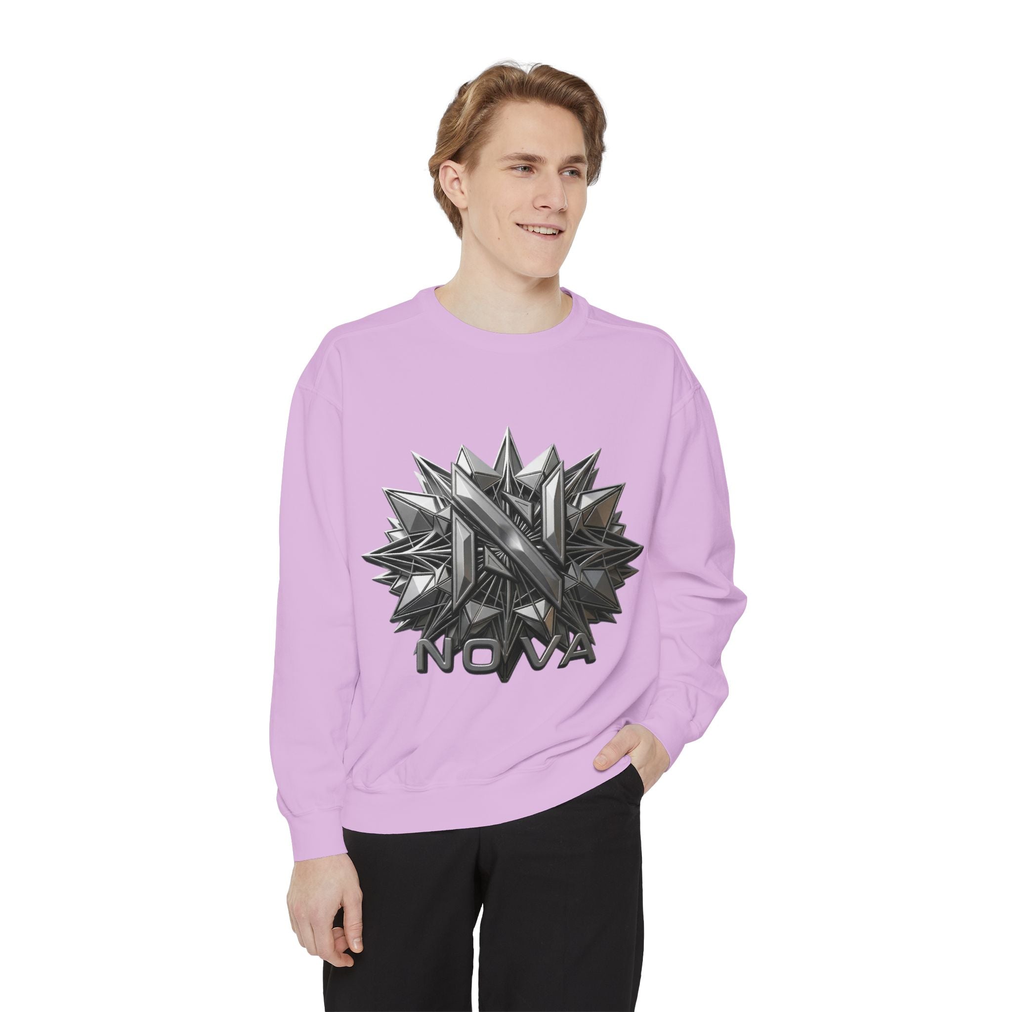 Nova Geometric Star Crewneck Sweatshirt