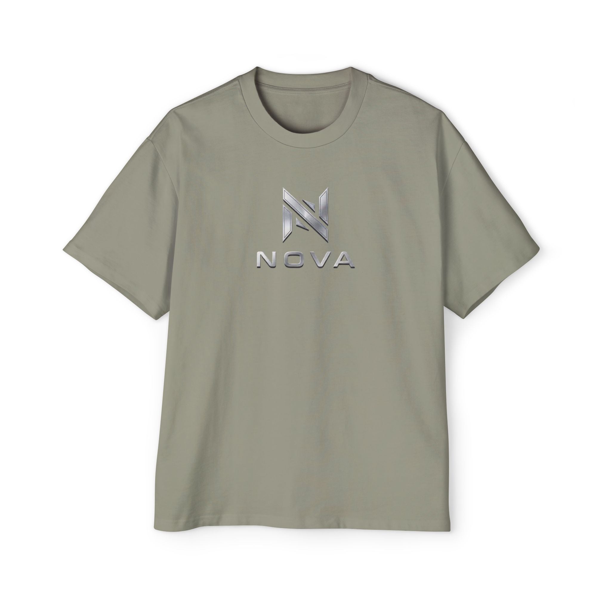 Nova  Tee — Minimalist Men's Oversized White T-Shirt