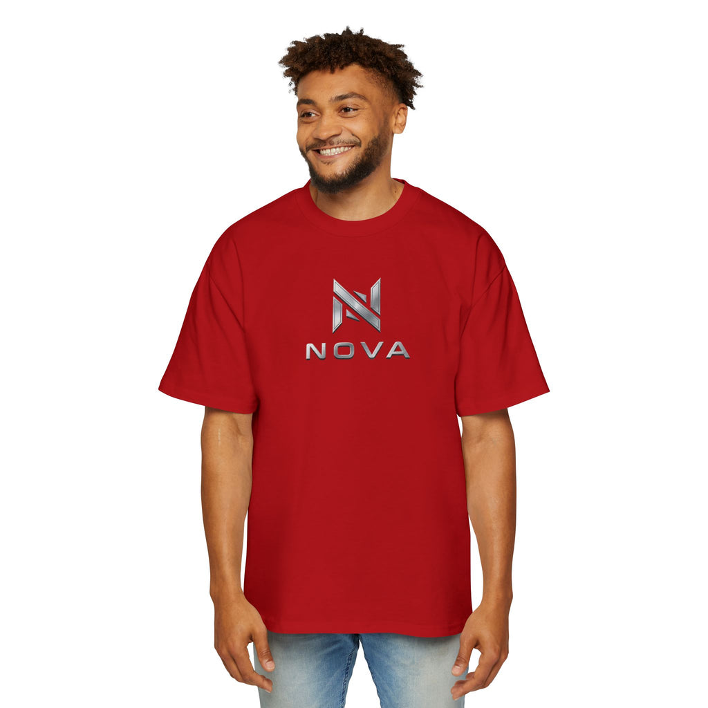 Nova  Tee — Minimalist Men's Oversized White T-Shirt