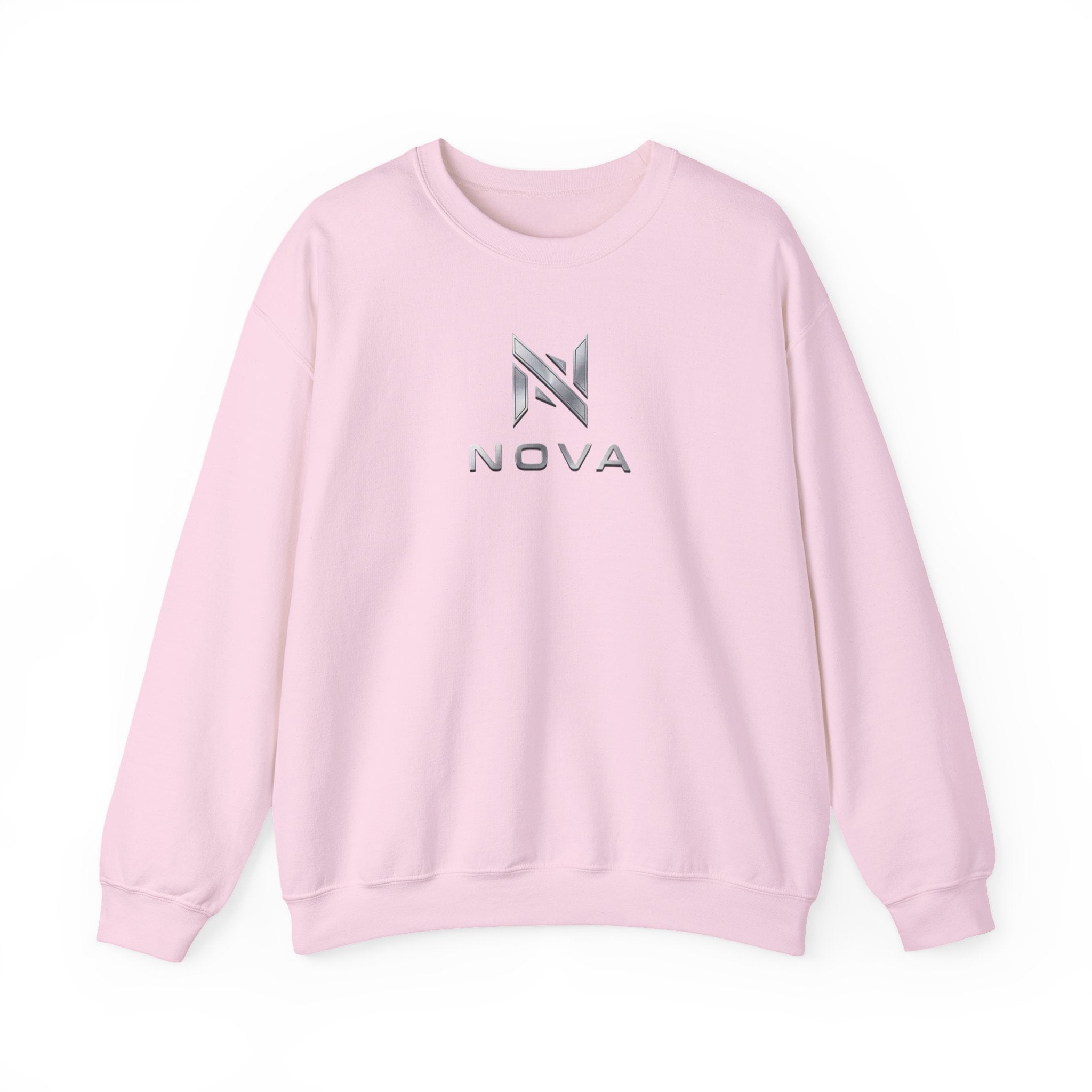 Nova  Crewneck Sweatshirt — Metallic Monogram Graphic