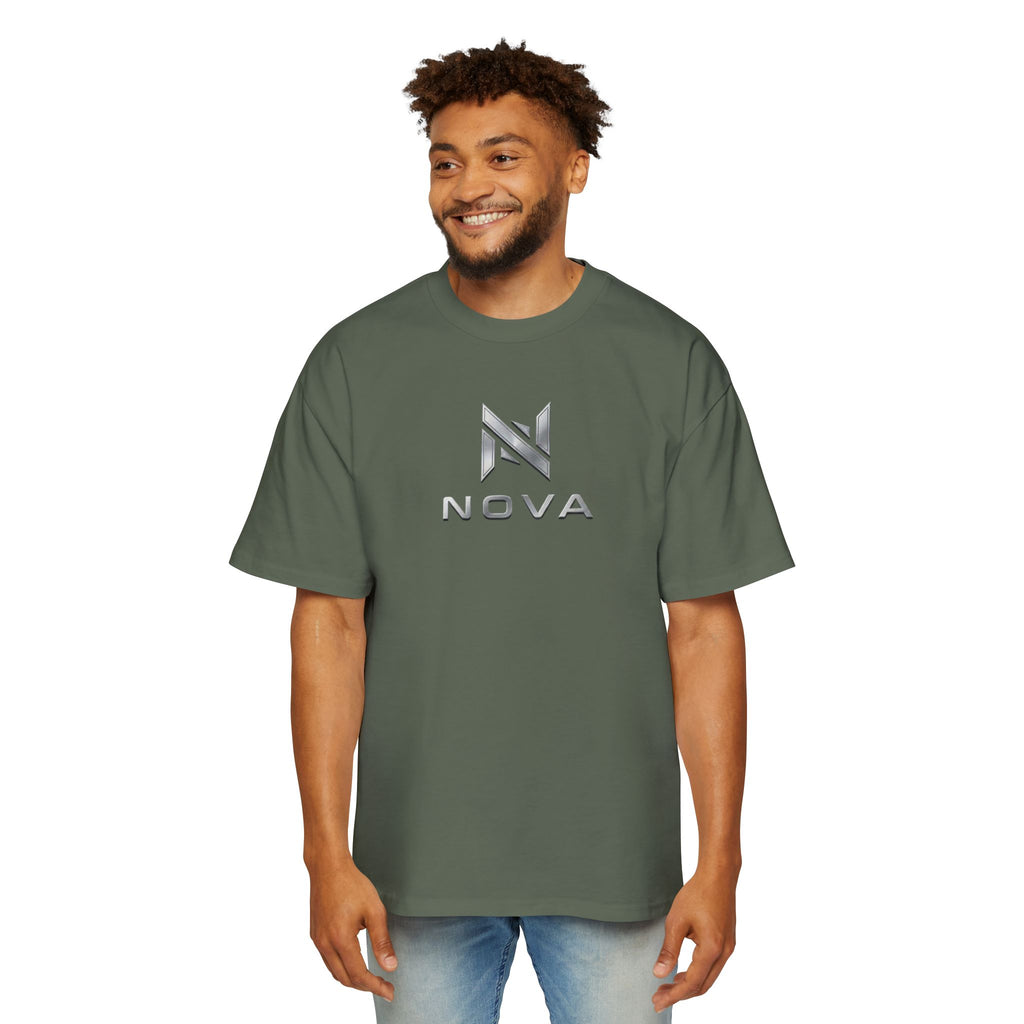 Nova  Tee — Minimalist Men's Oversized White T-Shirt