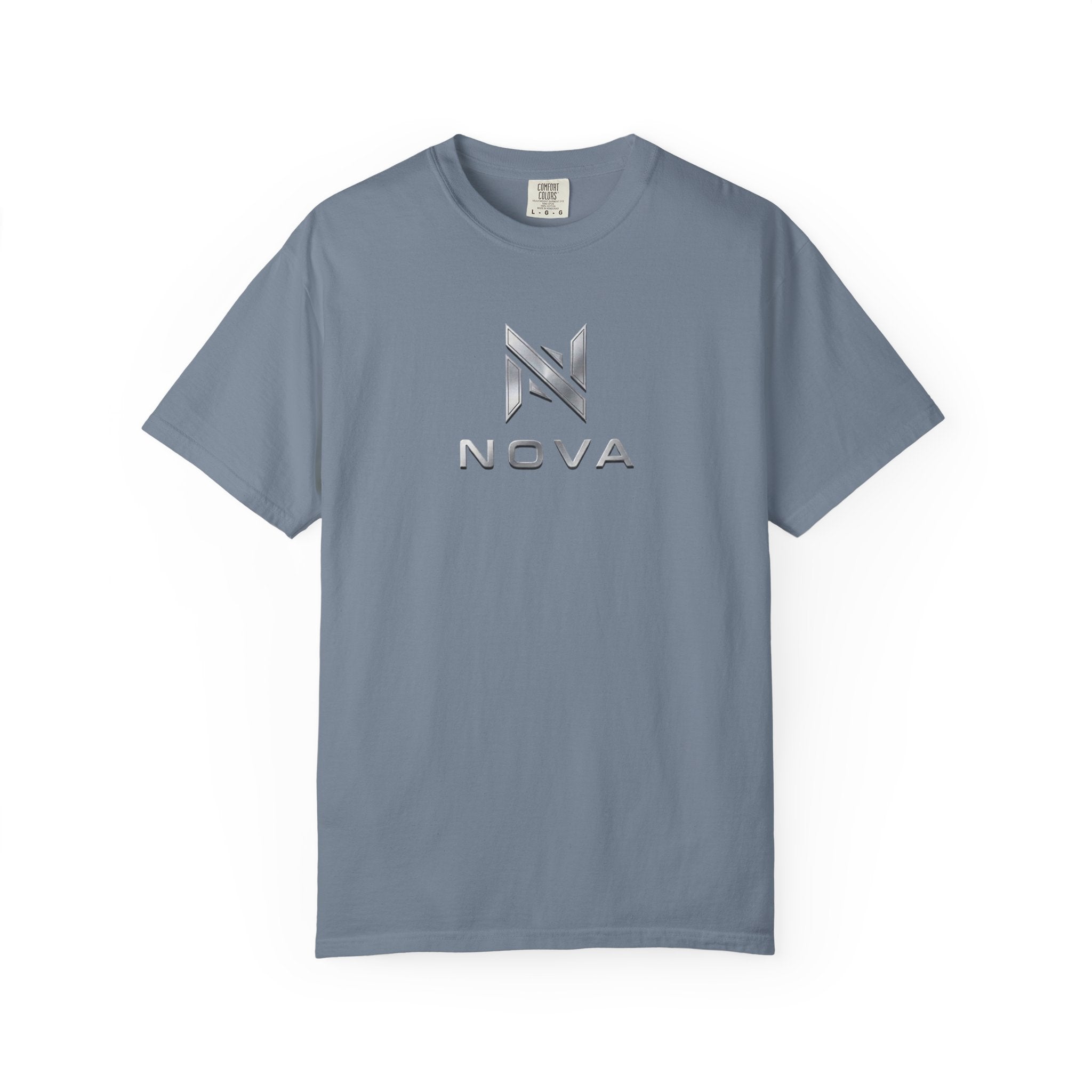 Nova  T-Shirt — Metallic Geometric Back Graphic Tee