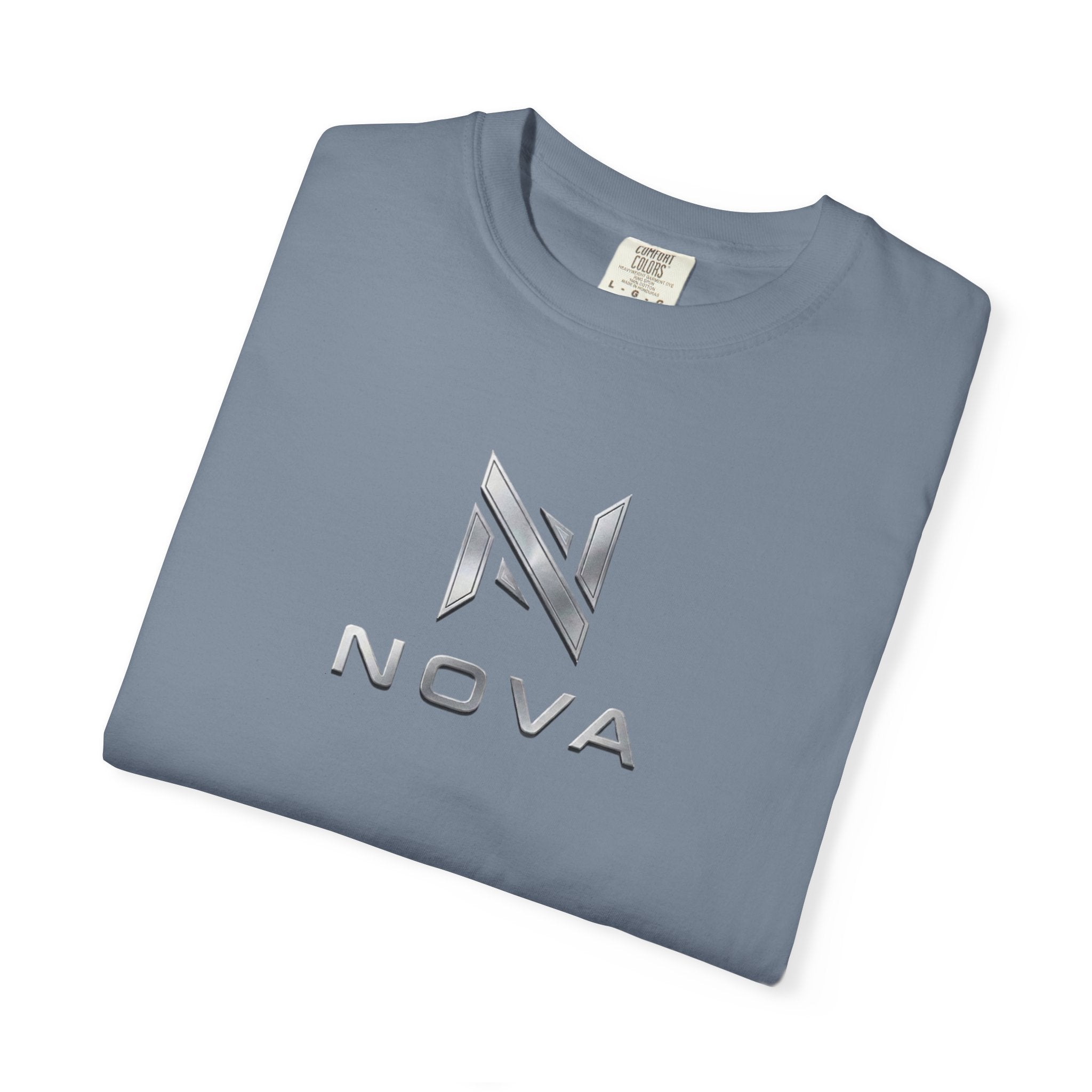 Nova  T-Shirt — Metallic Geometric Back Graphic Tee