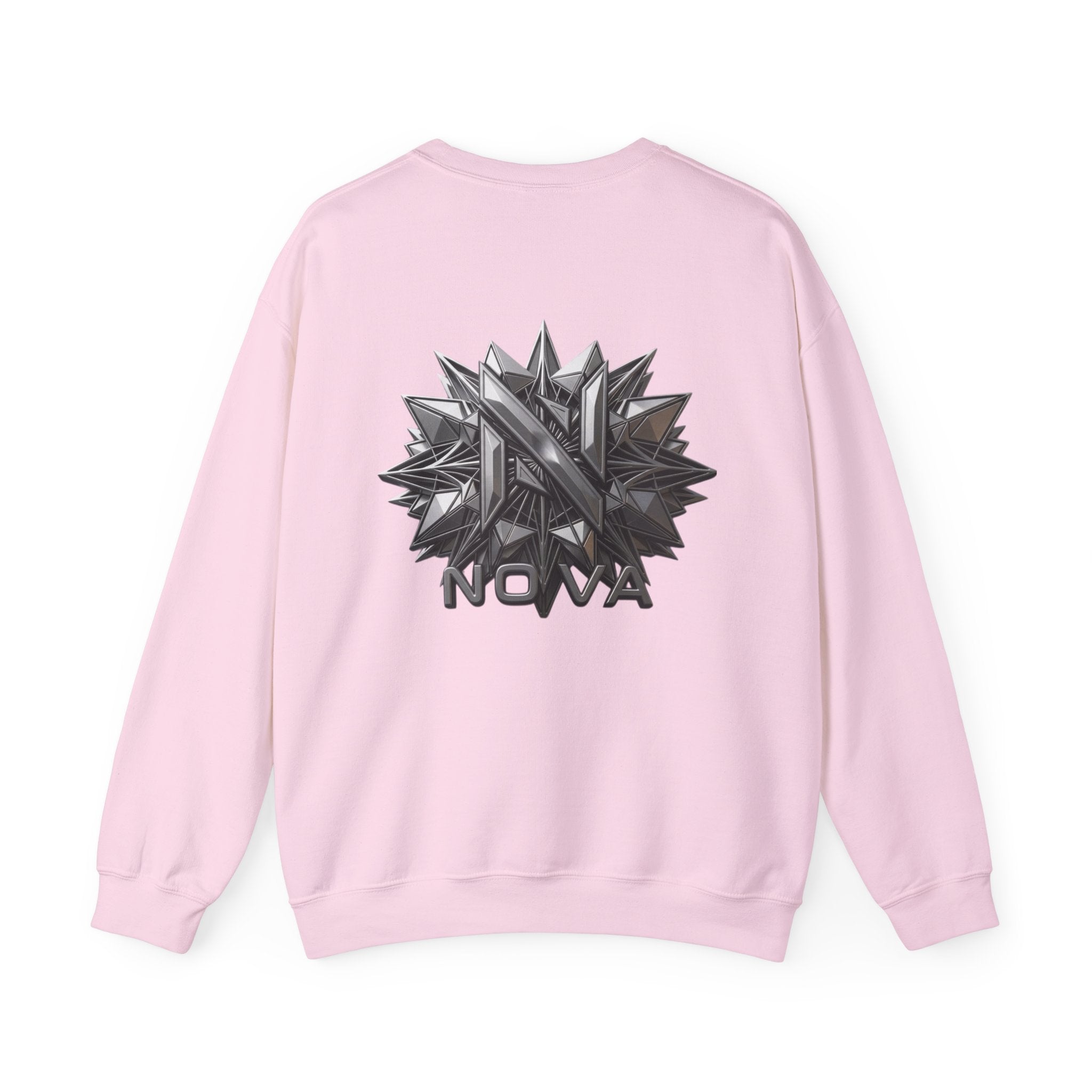 Nova  Crewneck Sweatshirt — Metallic Monogram Graphic