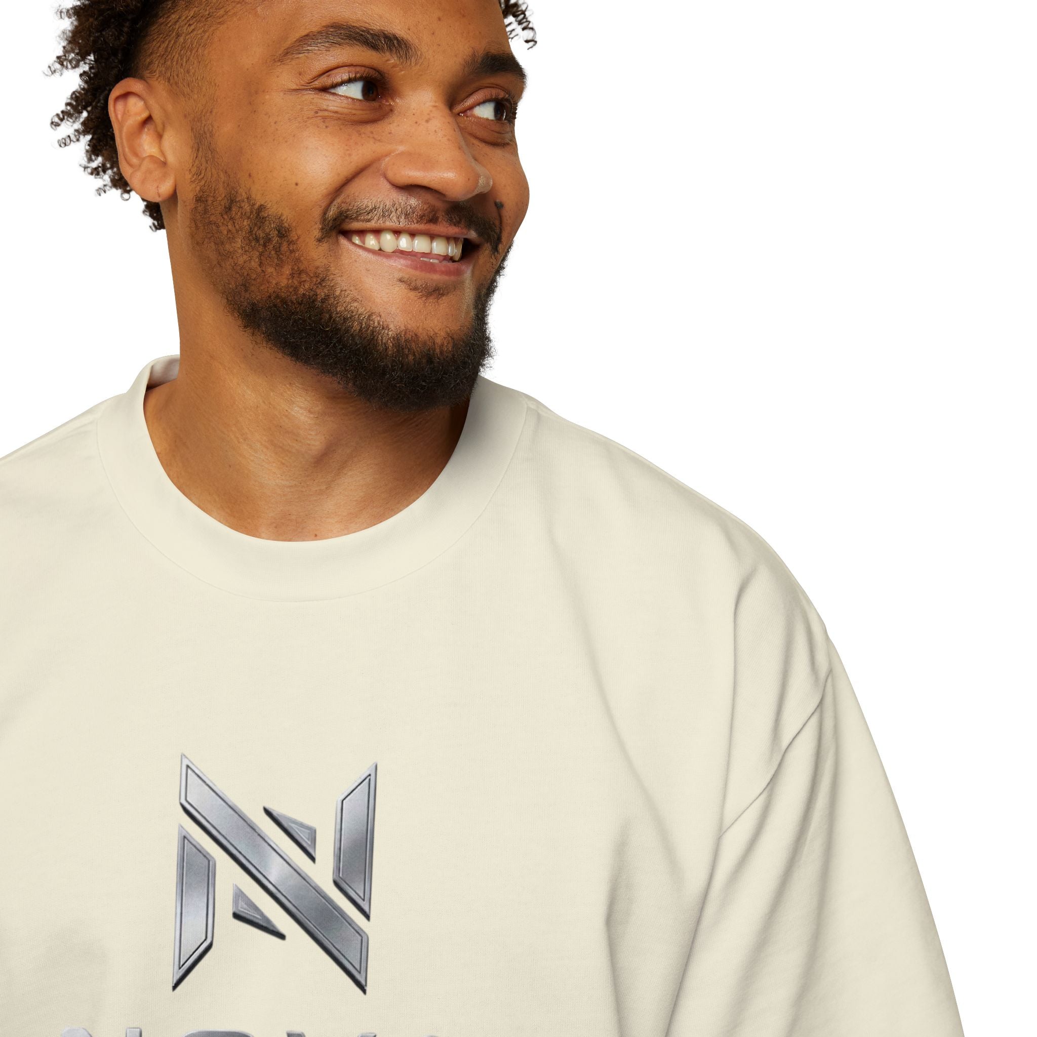 Nova  Tee — Minimalist Men's Oversized White T-Shirt