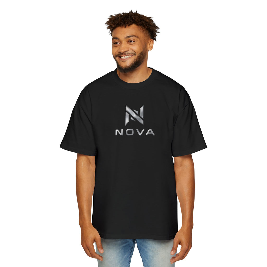 Nova  Tee — Minimalist Men's Oversized White T-Shirt