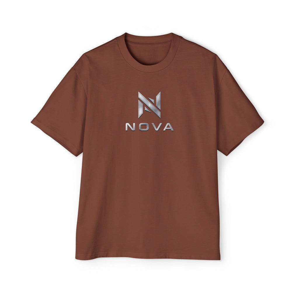 Nova  Tee — Minimalist Men's Oversized White T-Shirt