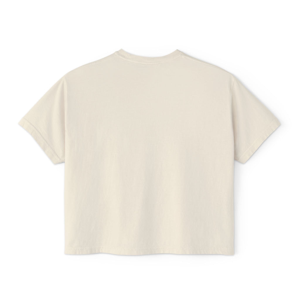 Nova Logo Women's Boxy Tee - Minimalist Graphic Crop T-Shirt