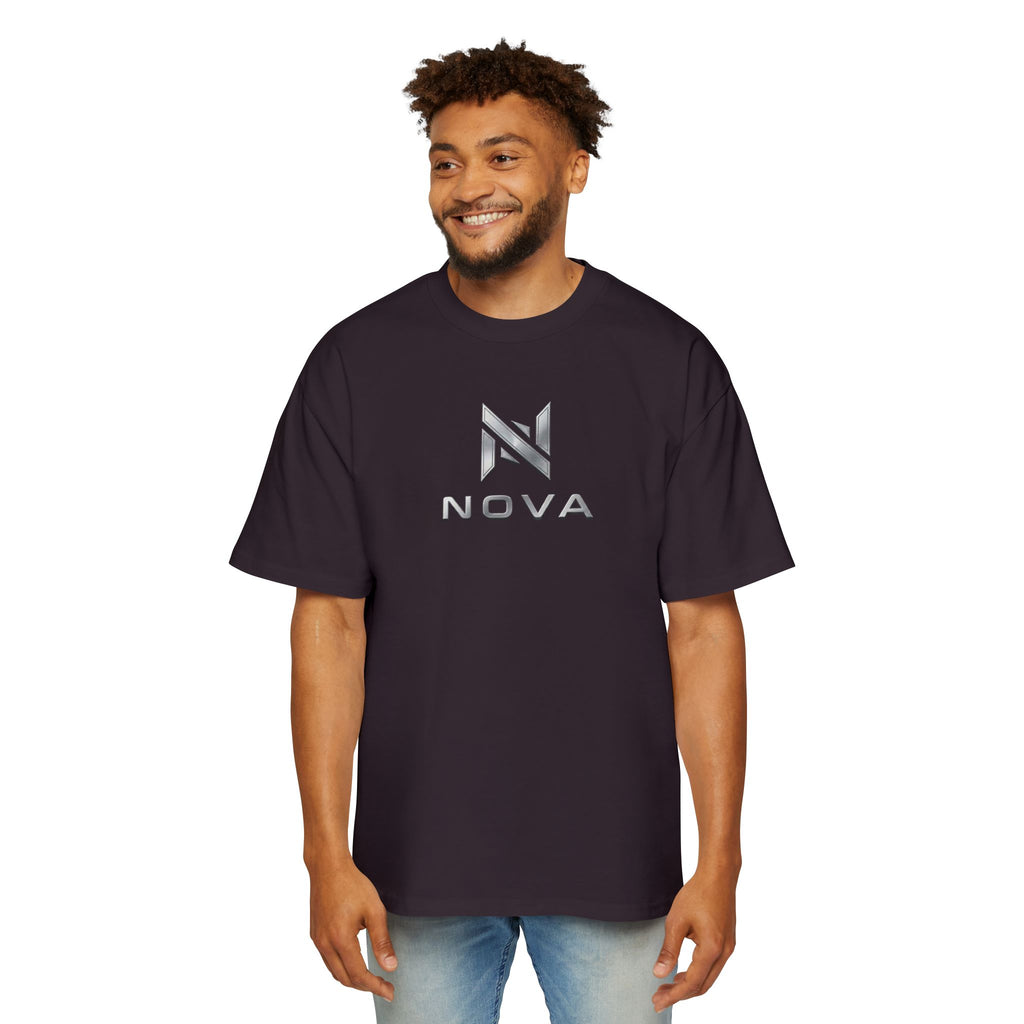 Nova  Tee — Minimalist Men's Oversized White T-Shirt