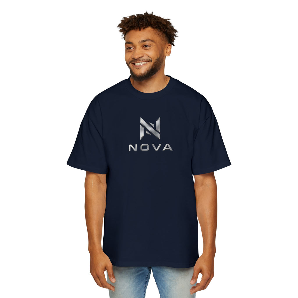 Nova  Tee — Minimalist Men's Oversized White T-Shirt