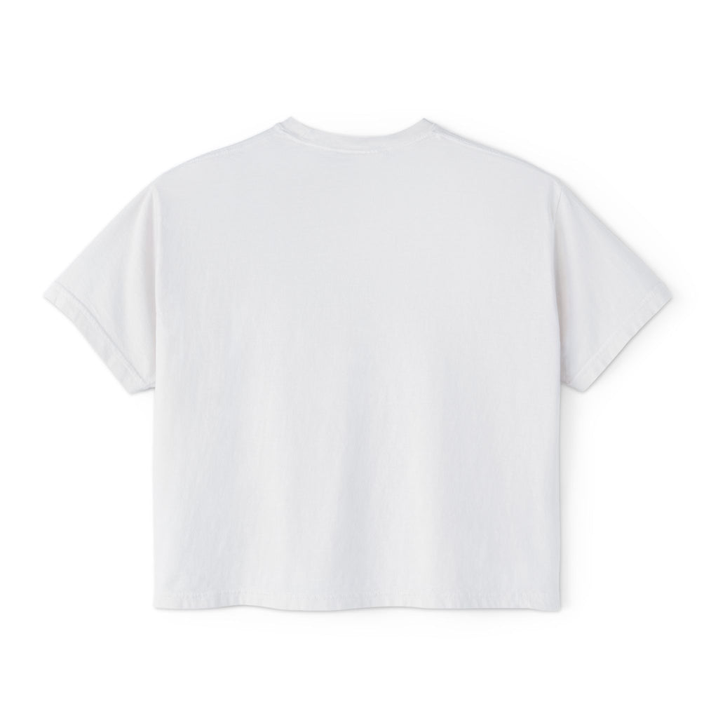Nova Logo Women's Boxy Tee - Minimalist Graphic Crop T-Shirt