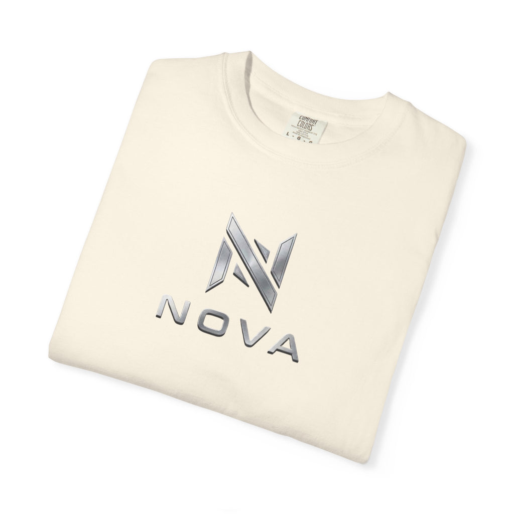 Nova  T-Shirt — Metallic Geometric Back Graphic Tee