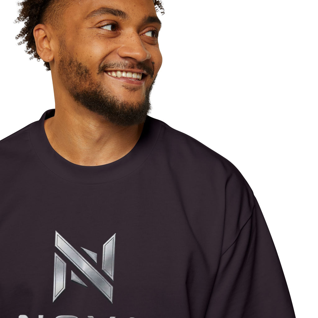 Nova  Tee — Minimalist Men's Oversized White T-Shirt