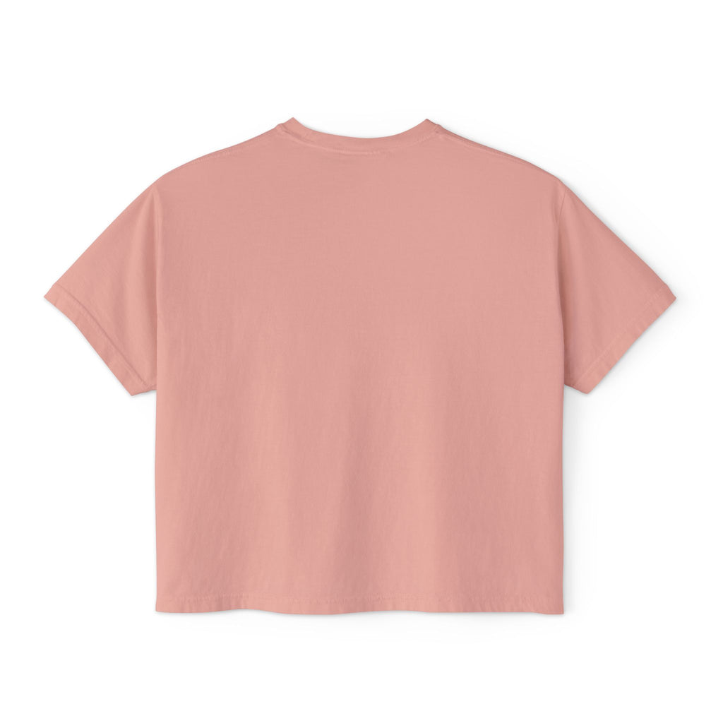 Nova Logo Women's Boxy Tee - Minimalist Graphic Crop T-Shirt