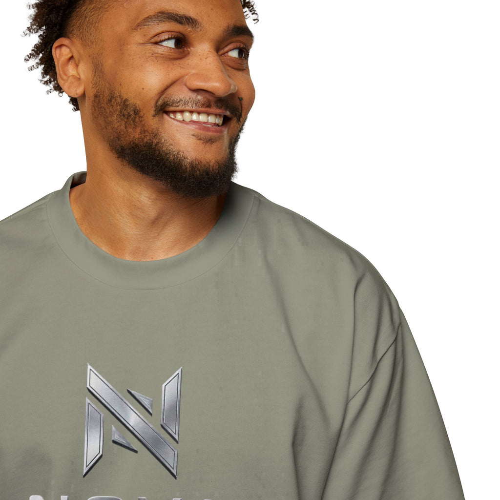 Nova  Tee — Minimalist Men's Oversized White T-Shirt