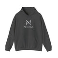 Nova  Hoodie — Geometric Metallic Emblem Pullover