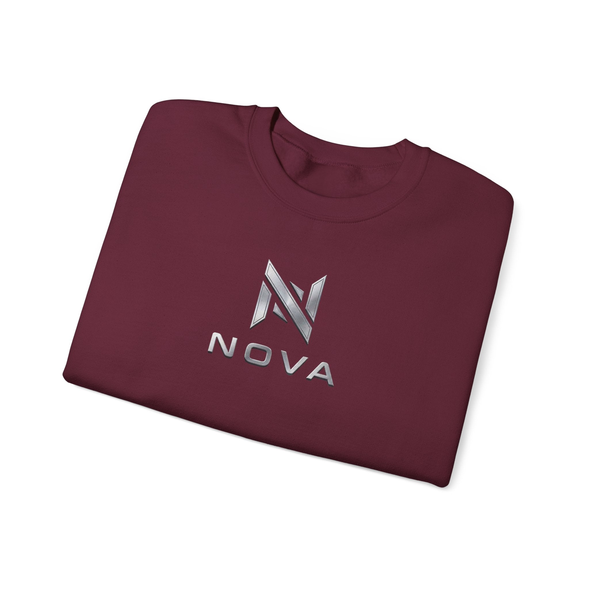 Nova  Crewneck Sweatshirt — Metallic Monogram Graphic