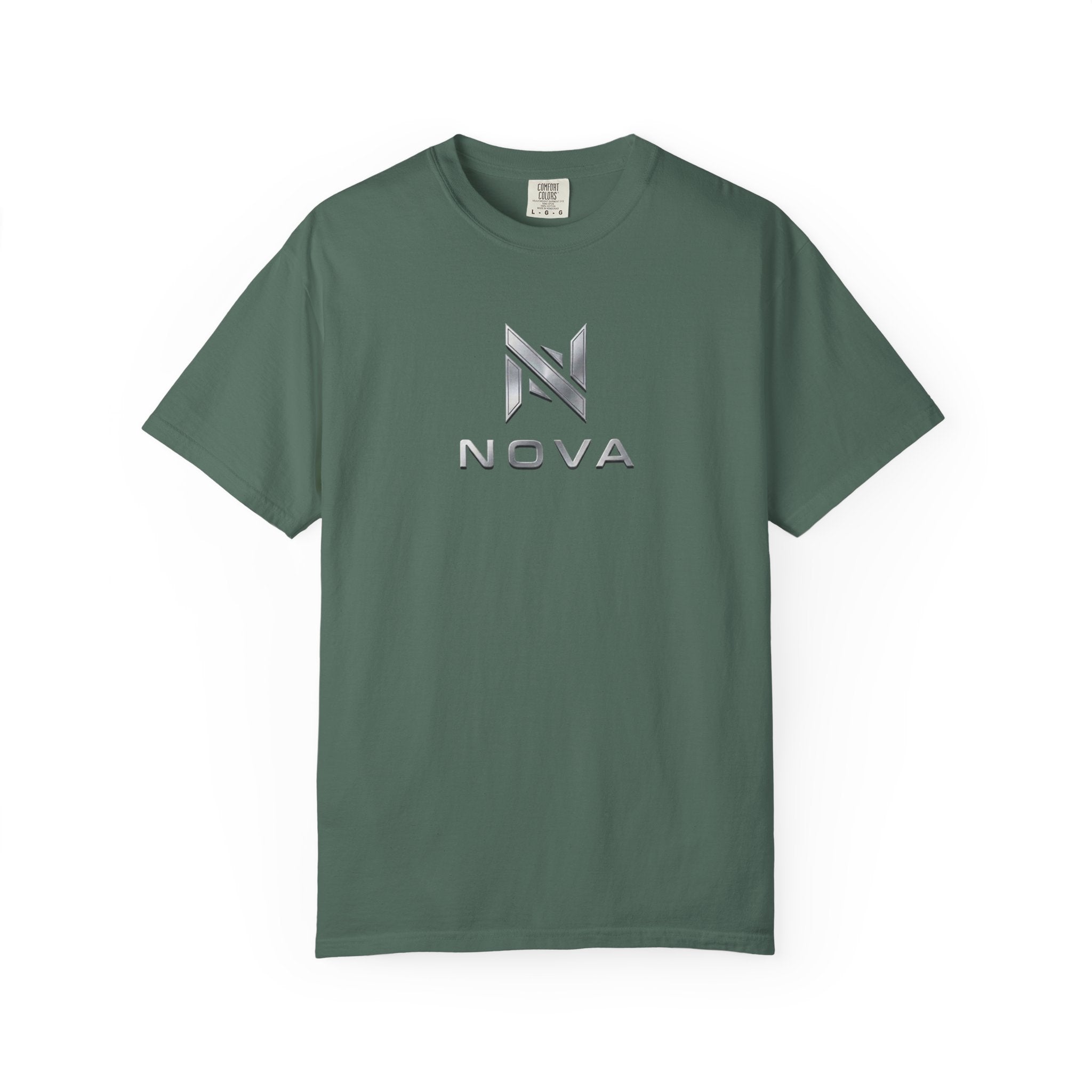 Nova  T-Shirt — Metallic Geometric Back Graphic Tee