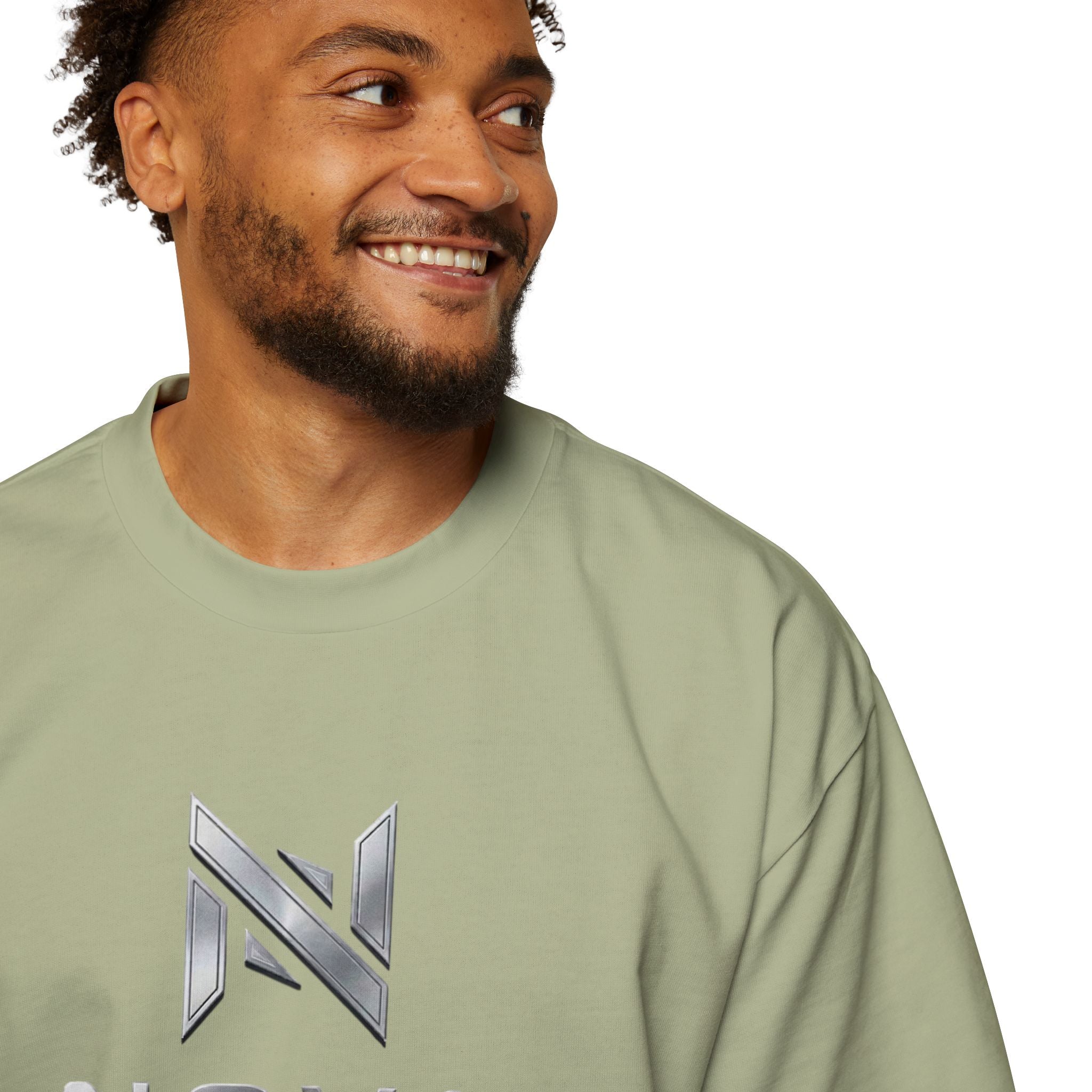 Nova  Tee — Minimalist Men's Oversized White T-Shirt
