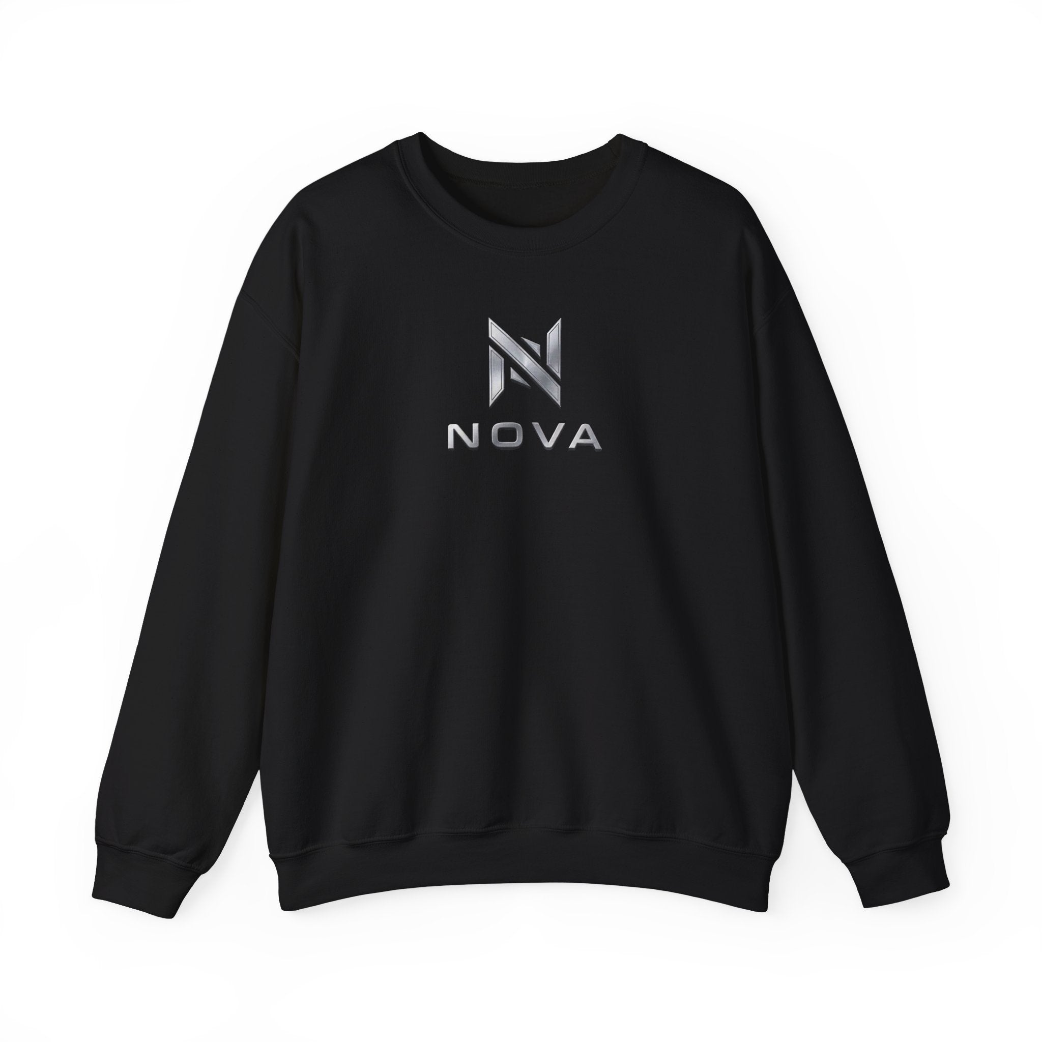 Nova  Crewneck Sweatshirt — Metallic Monogram Graphic