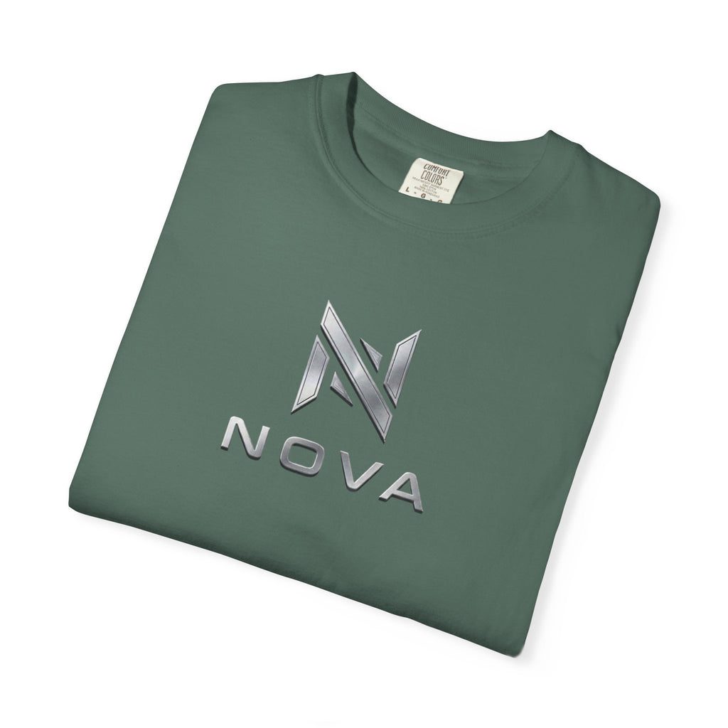 Nova  T-Shirt — Metallic Geometric Back Graphic Tee