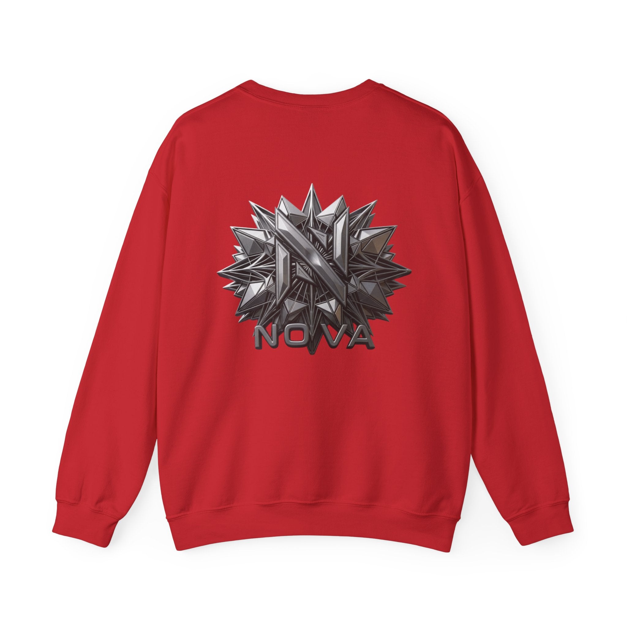 Nova  Crewneck Sweatshirt — Metallic Monogram Graphic